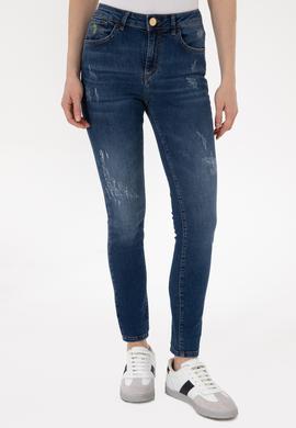Kadın Mavi Skinny Fit Jean Pantolon - 50263807003