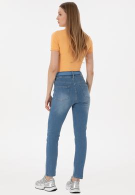 Kadın Mavi Slim Hight Waist Fit Jean Pantolon - 50263781003