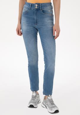 Kadın Mavi Slim Hight Waist Fit Jean Pantolon - 50263781003