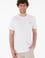 Erkek Regular Fit Bisiklet Yaka Beyaz Basic Tişört