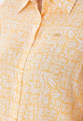 Kadın Turuncu Uzun Kollu Gömlek - 50299371011