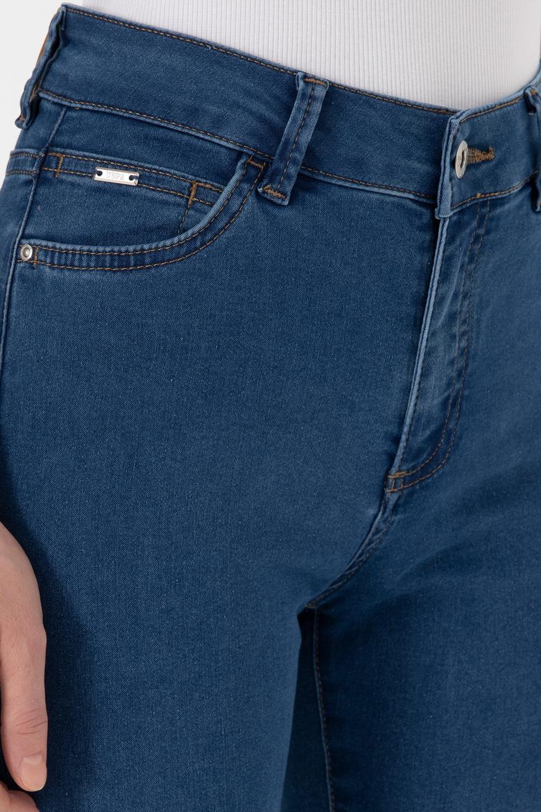 Kadın Mavi Toothpick Fit Jean Pantolon - 50299383006