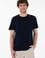 Erkek Regular Fit Bisiklet Yaka Lacivert Basic Tişört