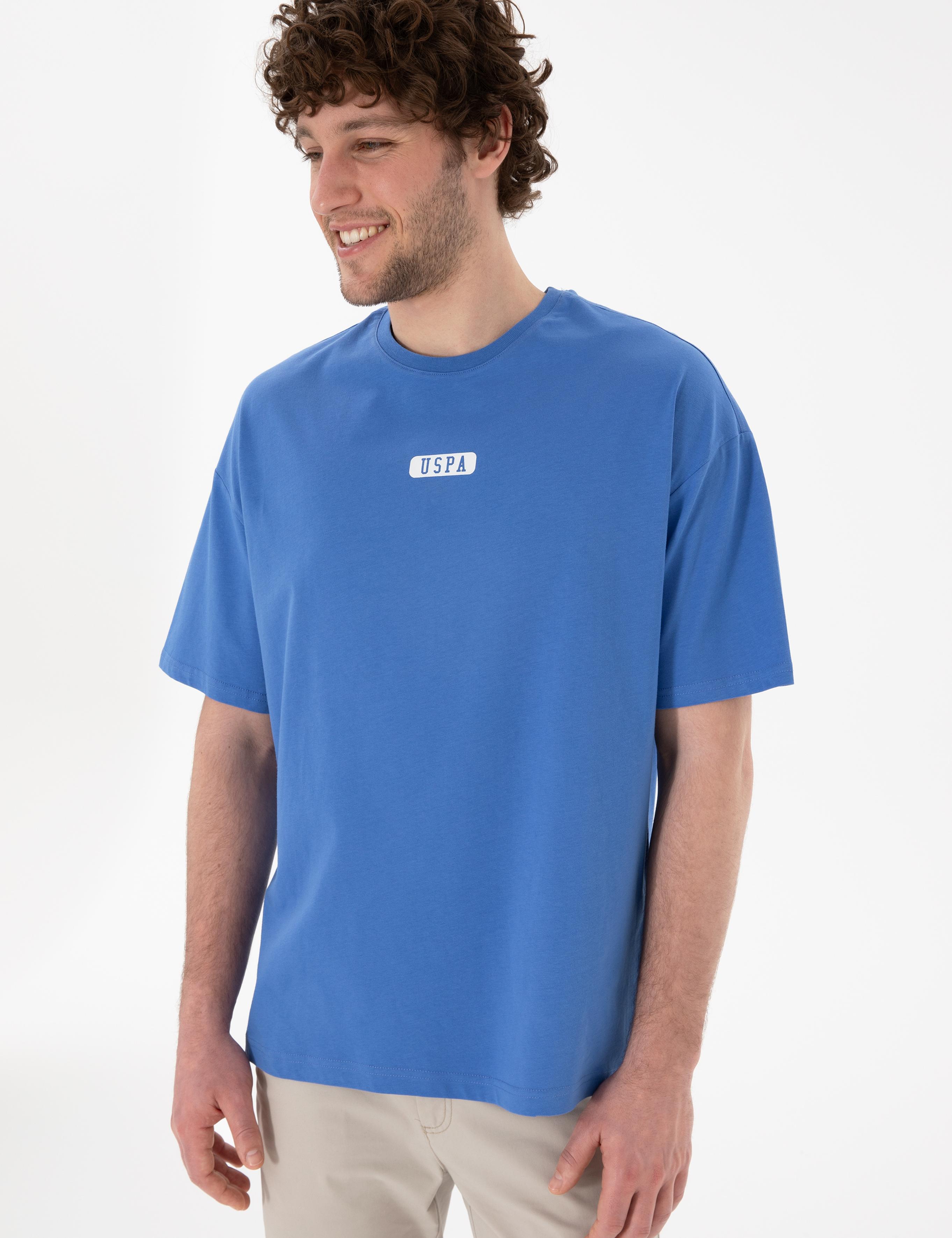 تی شرت یقه گرد آستین کوتاه Oversize یقه گرد مردانه یو اس پولو | U.S. Polo Assn. - تصویر 4