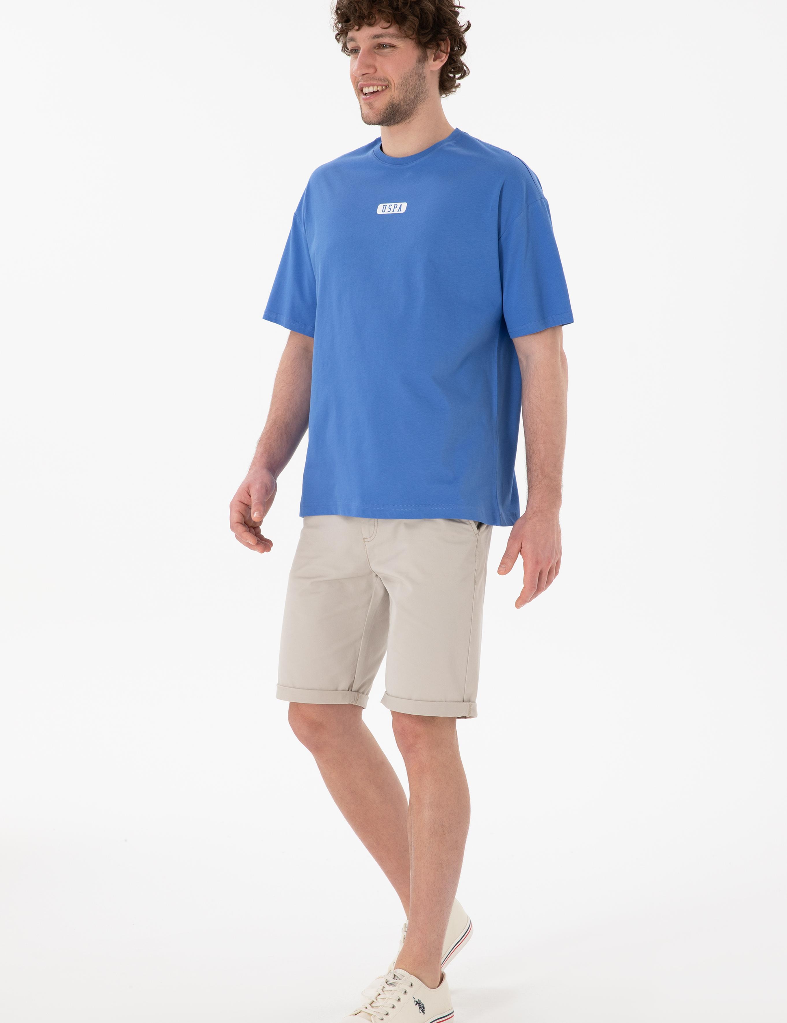 تی شرت یقه گرد آستین کوتاه Oversize یقه گرد مردانه یو اس پولو | U.S. Polo Assn. - تصویر 5