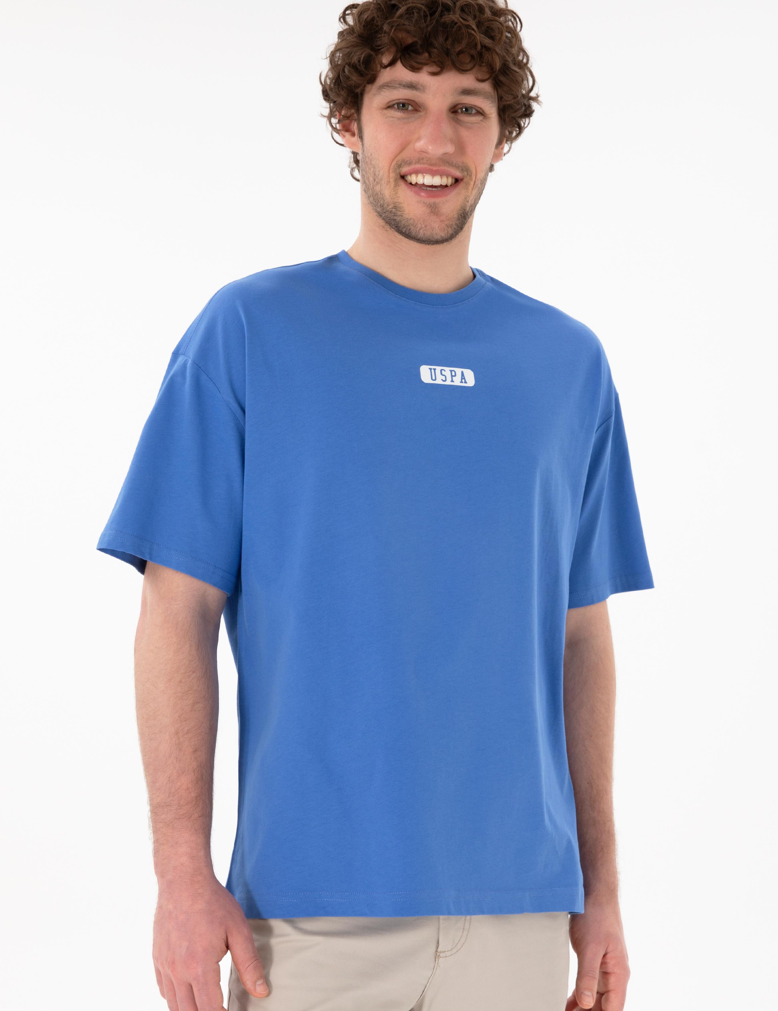 تی شرت یقه گرد آستین کوتاه Oversize یقه گرد مردانه یو اس پولو | U.S. Polo Assn. - تصویر 2