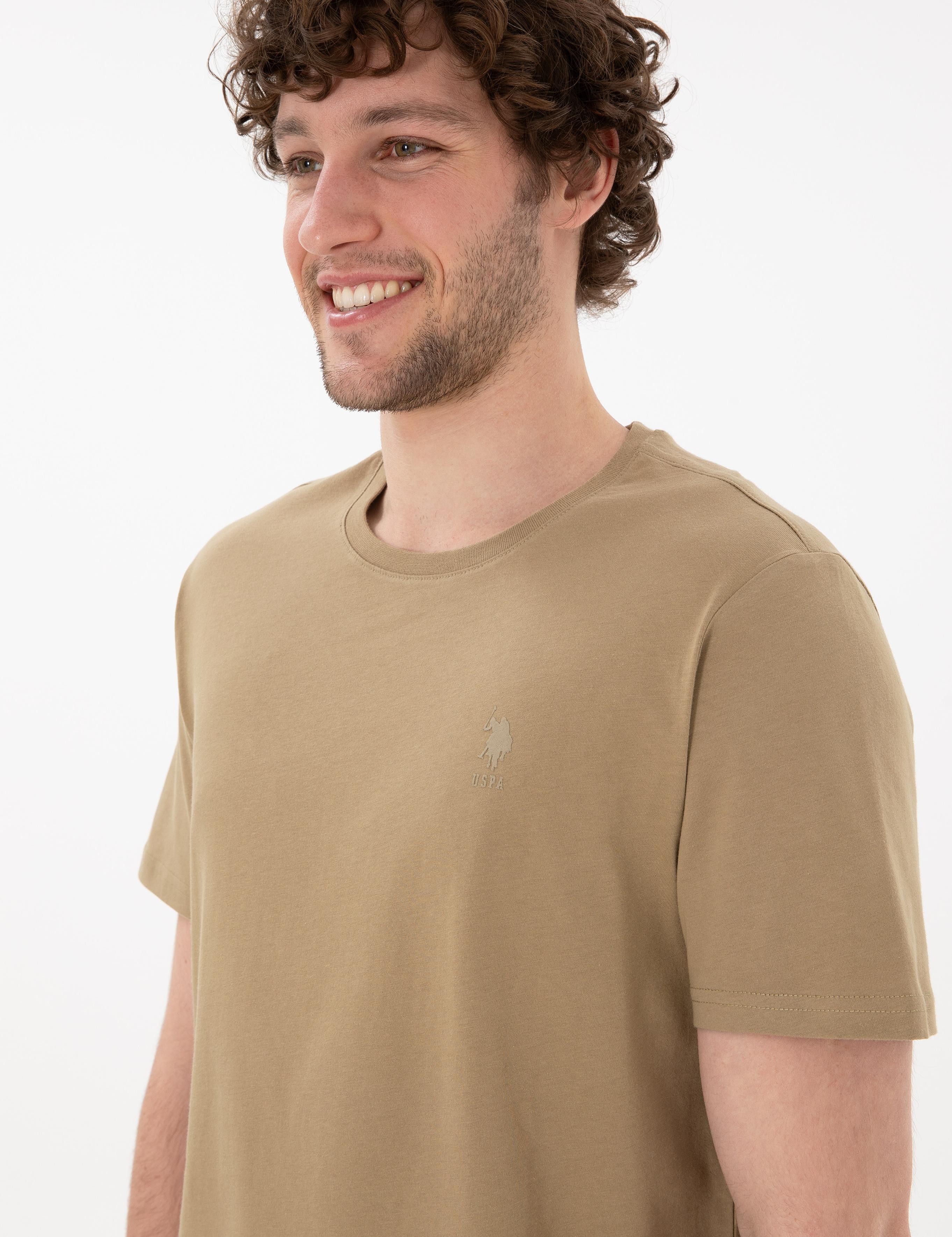 تی شرت یقه گرد آستین کوتاه رگولار یقه گرد مردانه یو اس پولو | U.S. Polo Assn. - تصویر 3