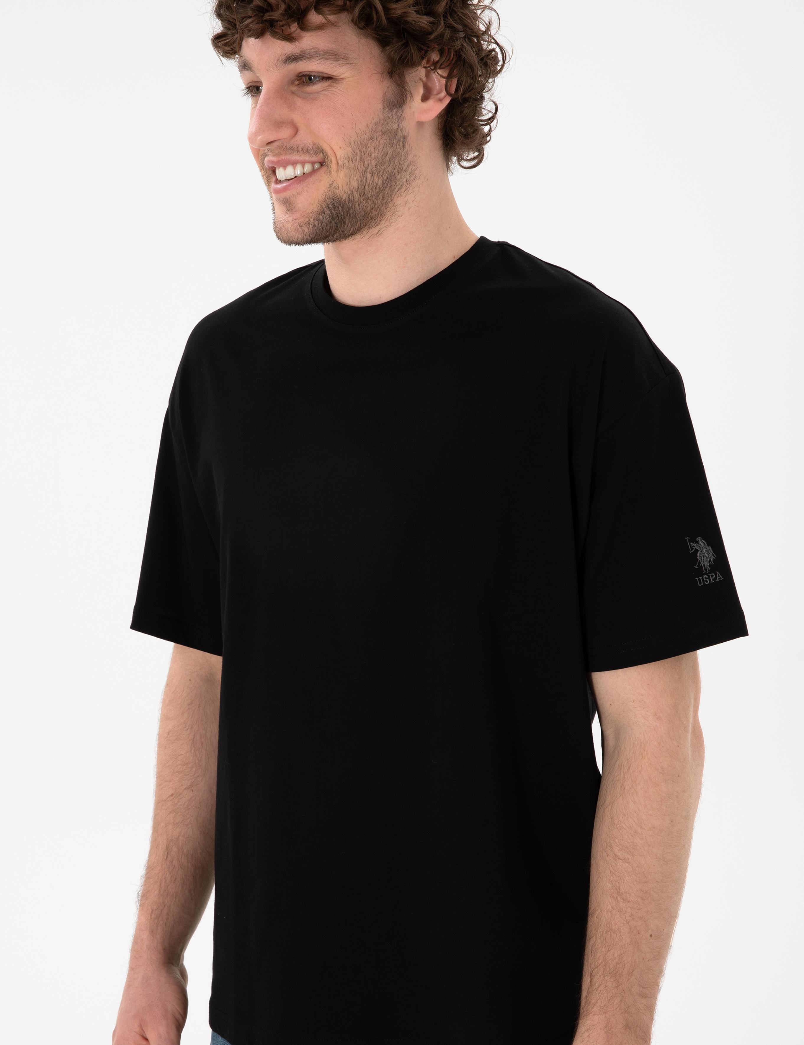 تی شرت یقه گرد آستین کوتاه Oversize یقه گرد مردانه یو اس پولو | U.S. Polo Assn. - تصویر 4