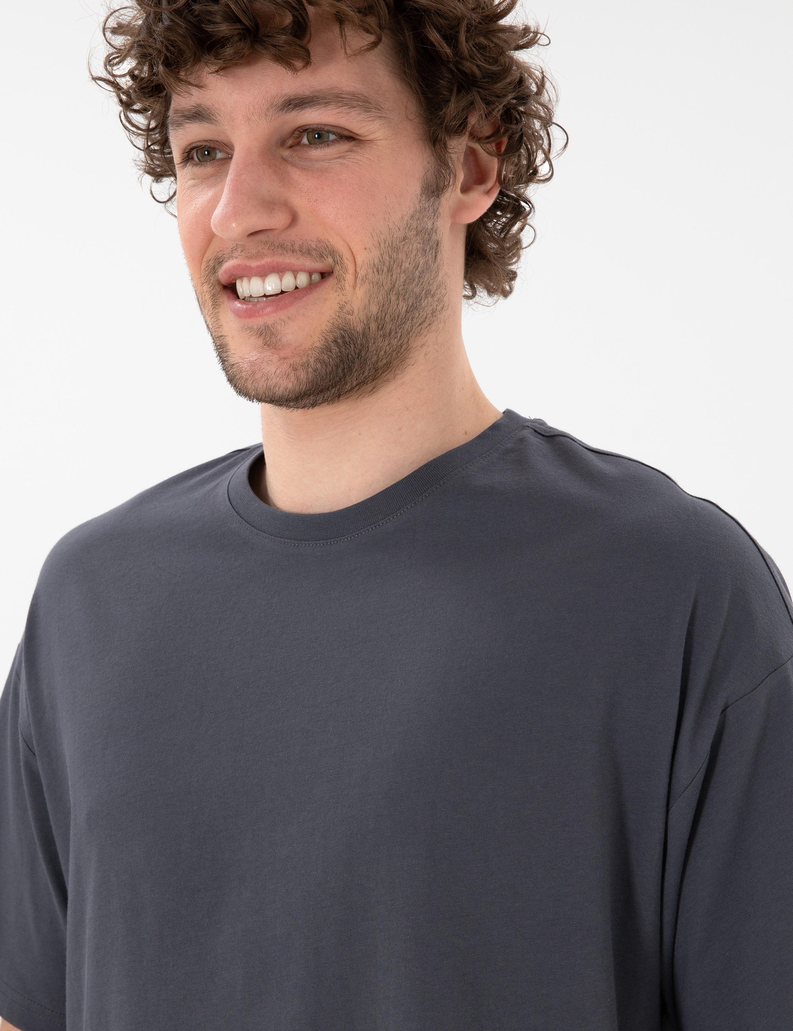 تی شرت یقه گرد آستین کوتاه Oversize یقه گرد مردانه یو اس پولو | U.S. Polo Assn. - تصویر 3
