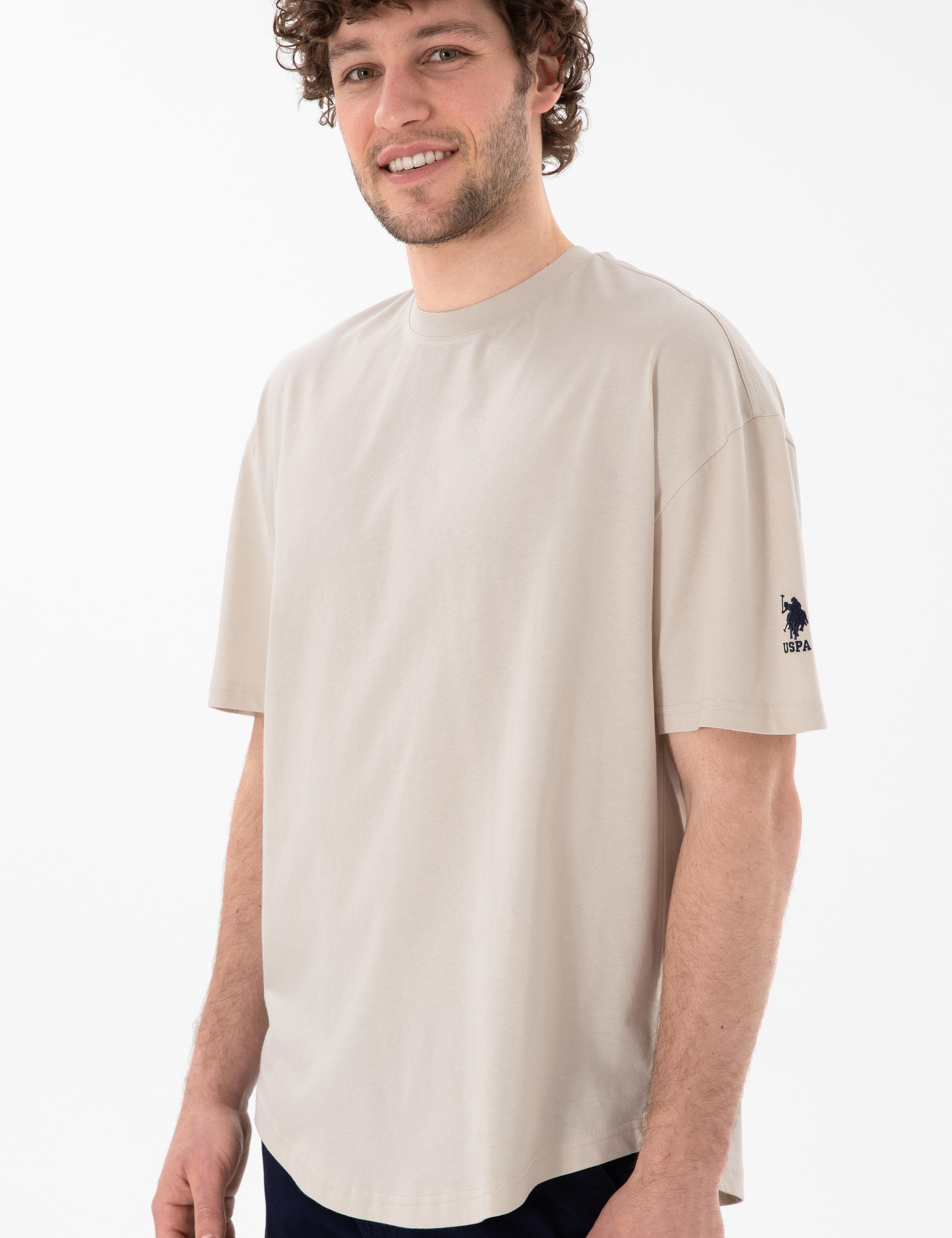 تی شرت یقه گرد آستین کوتاه LONG FIT یقه گرد مردانه یو اس پولو | U.S. Polo Assn. - تصویر 4