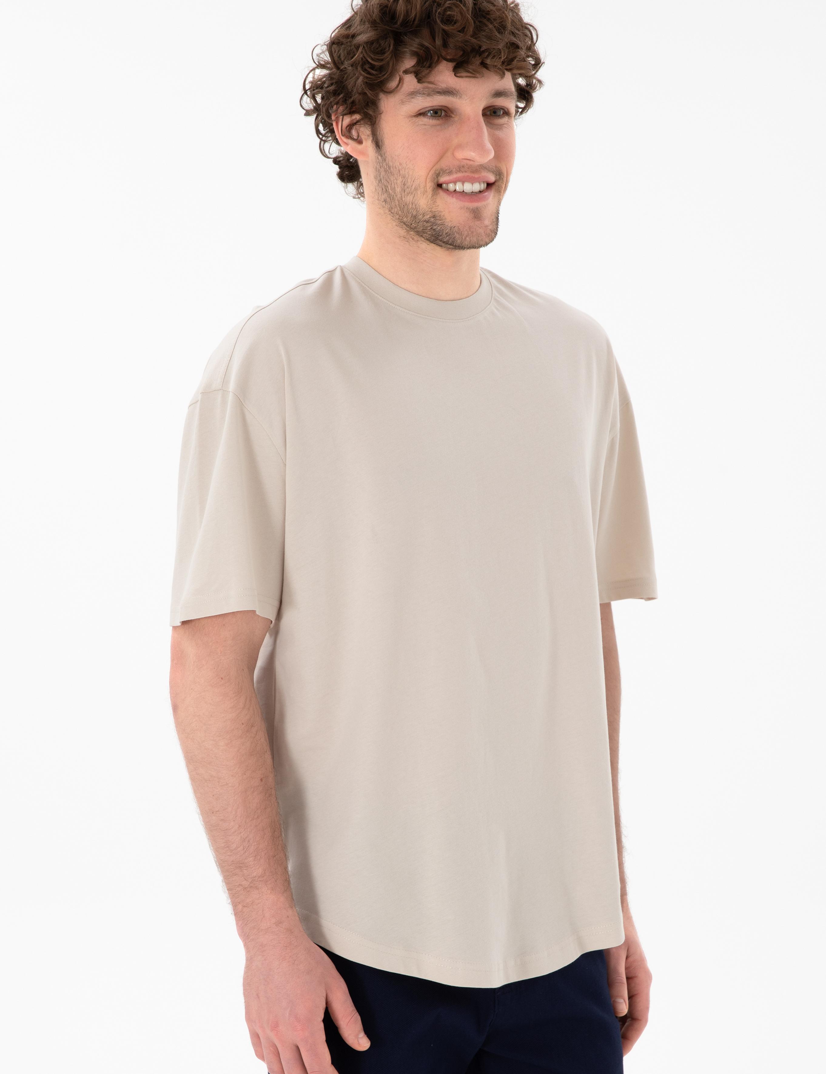 تی شرت یقه گرد آستین کوتاه LONG FIT یقه گرد مردانه یو اس پولو | U.S. Polo Assn. - تصویر 2