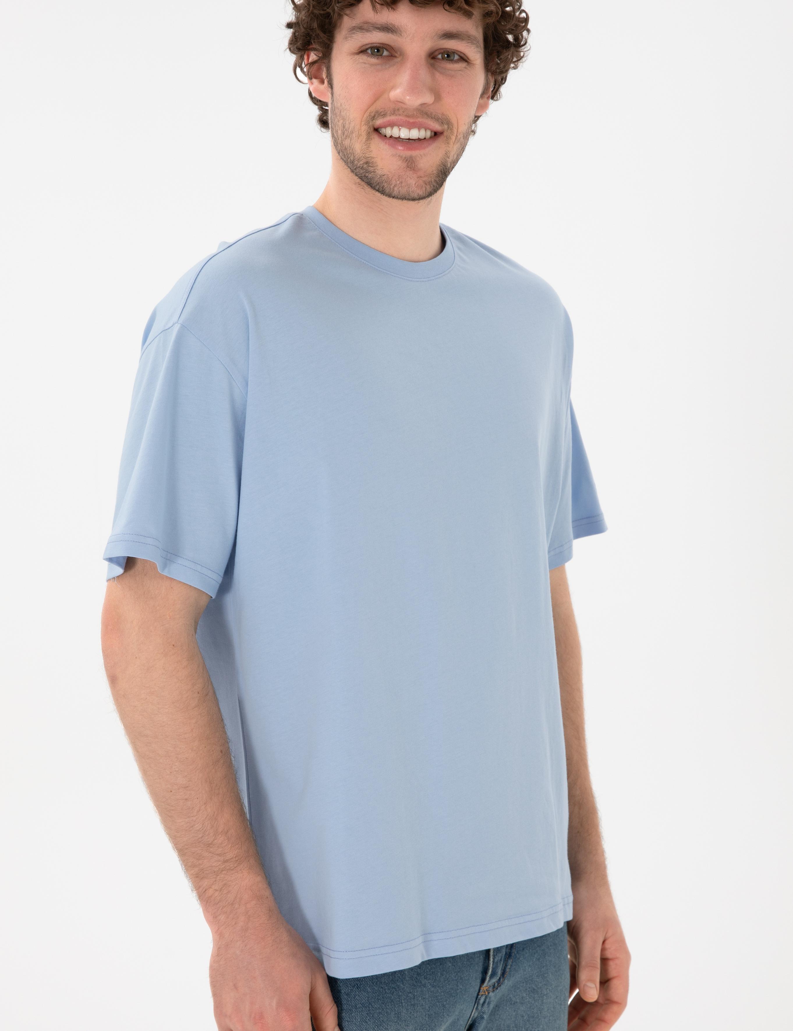تی شرت یقه گرد آستین کوتاه Oversize یقه گرد مردانه یو اس پولو | U.S. Polo Assn. - تصویر 4