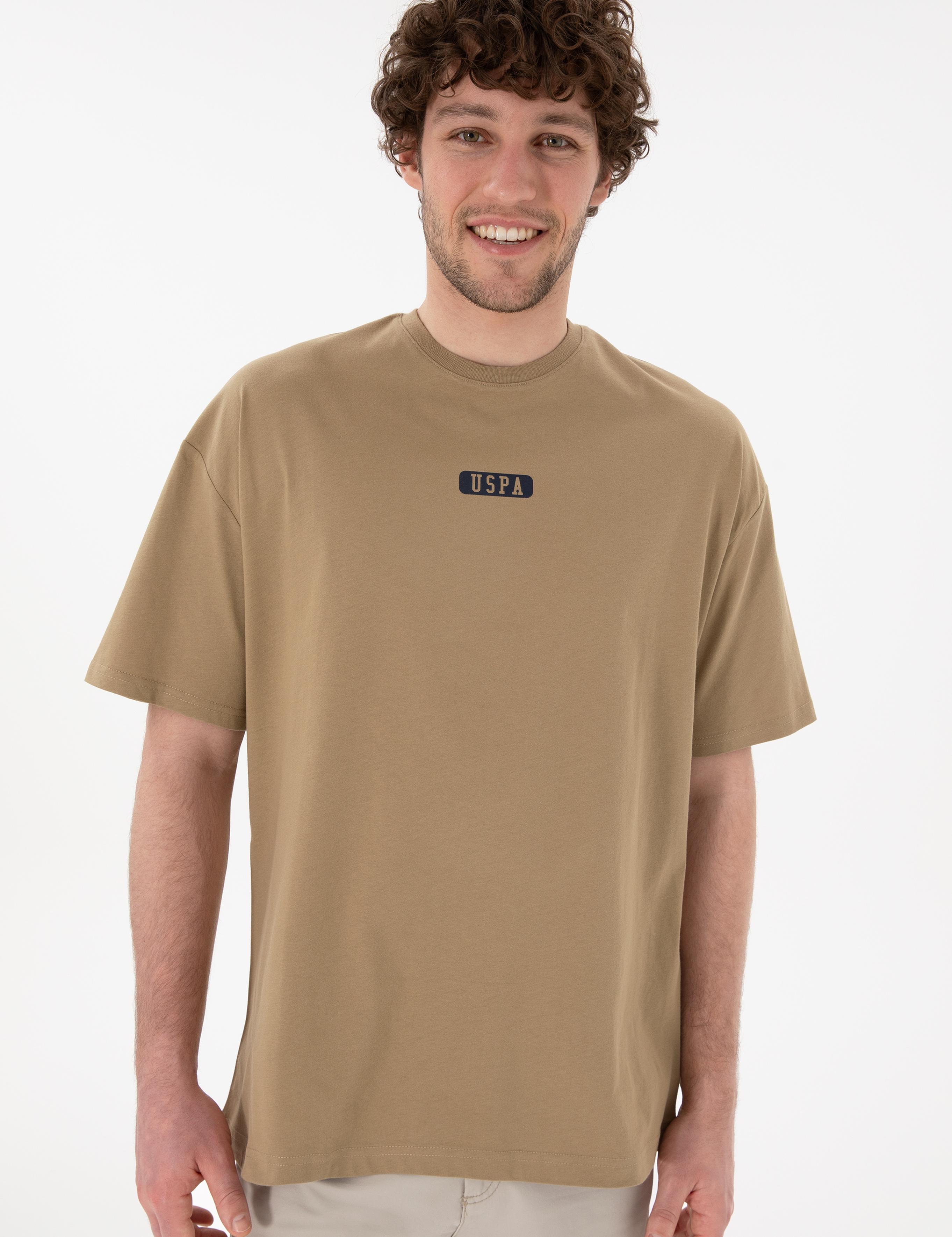 تی شرت یقه گرد آستین کوتاه Oversize یقه گرد مردانه یو اس پولو | U.S. Polo Assn. - تصویر 4