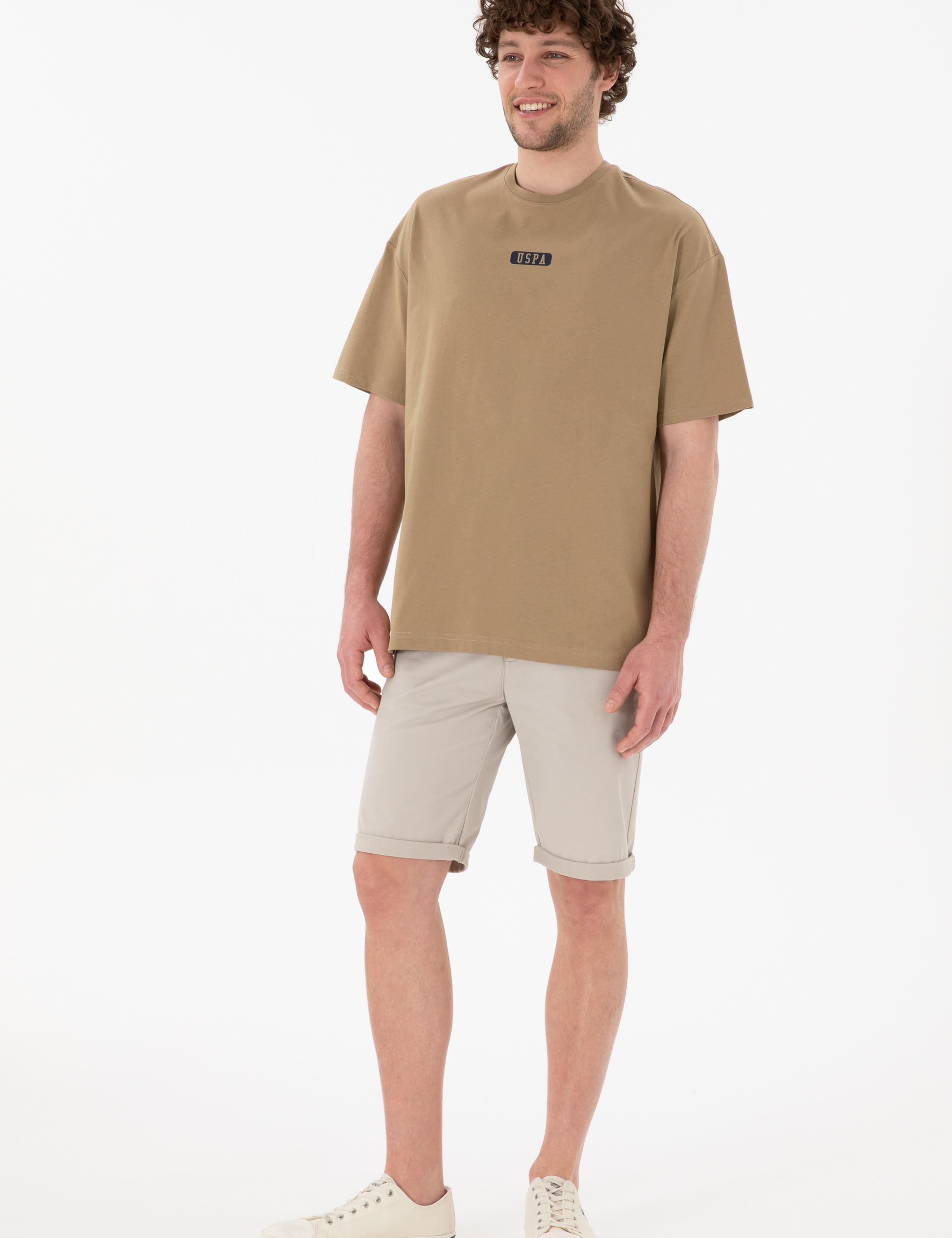 تی شرت یقه گرد آستین کوتاه Oversize یقه گرد مردانه یو اس پولو | U.S. Polo Assn. - تصویر 5