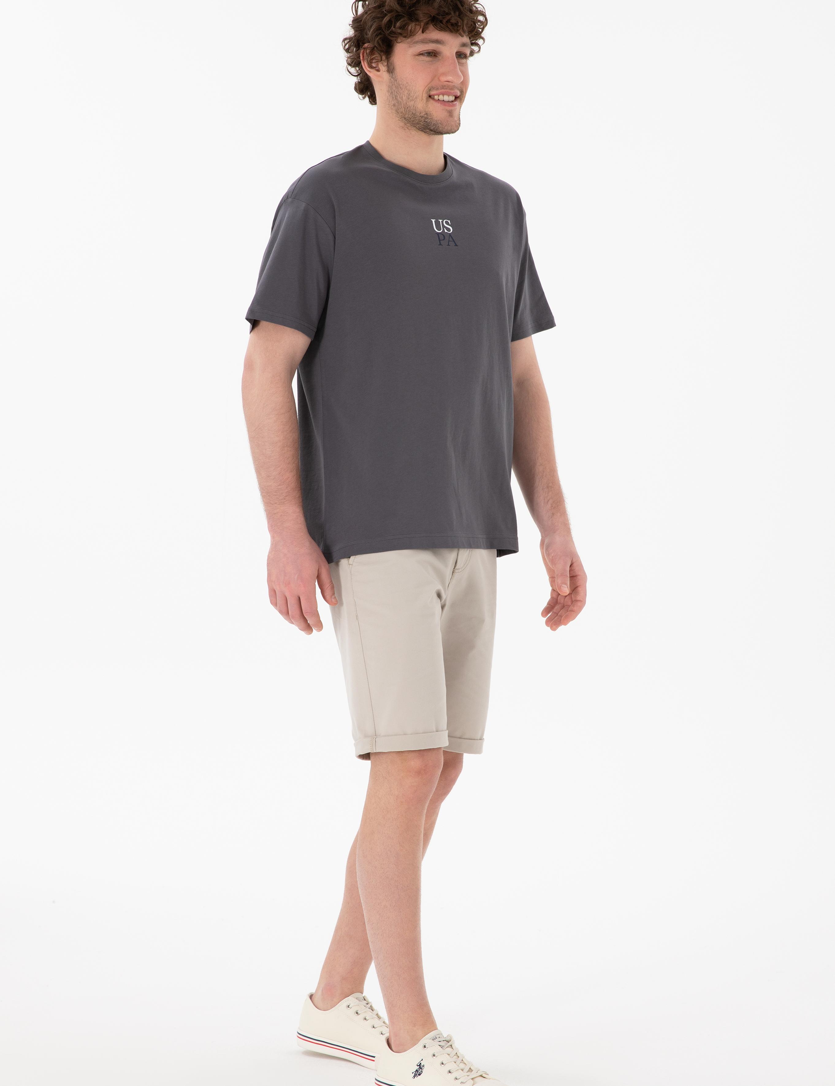 تی شرت یقه گرد آستین کوتاه ریلکس یقه گرد مردانه یو اس پولو | U.S. Polo Assn. - تصویر 5