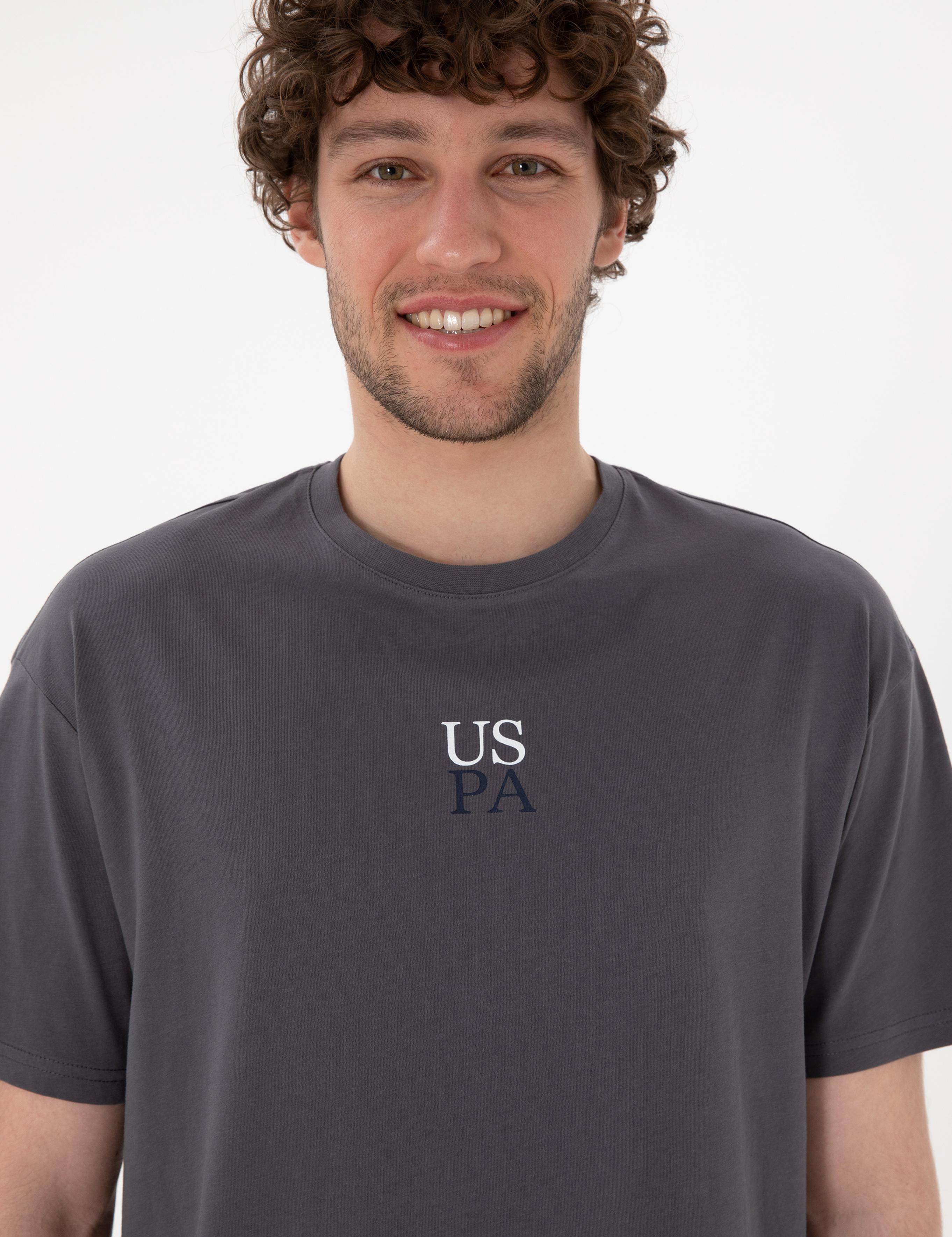 تی شرت یقه گرد آستین کوتاه ریلکس یقه گرد مردانه یو اس پولو | U.S. Polo Assn. - تصویر 3