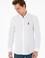 Erkek Beyaz Uzun Kollu Basic Gömlek