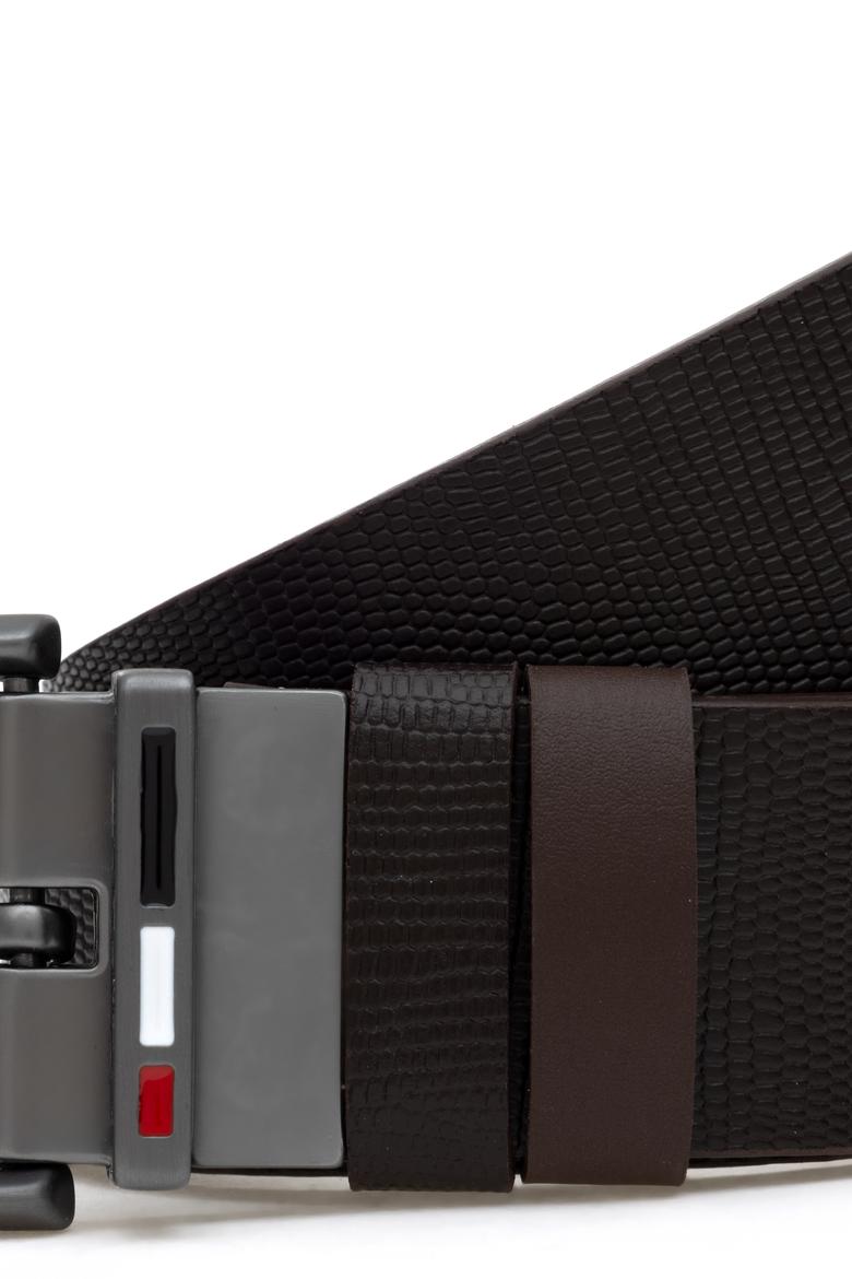 Erkek Kahverengi Çift Taraflı Kemer - 50304708009