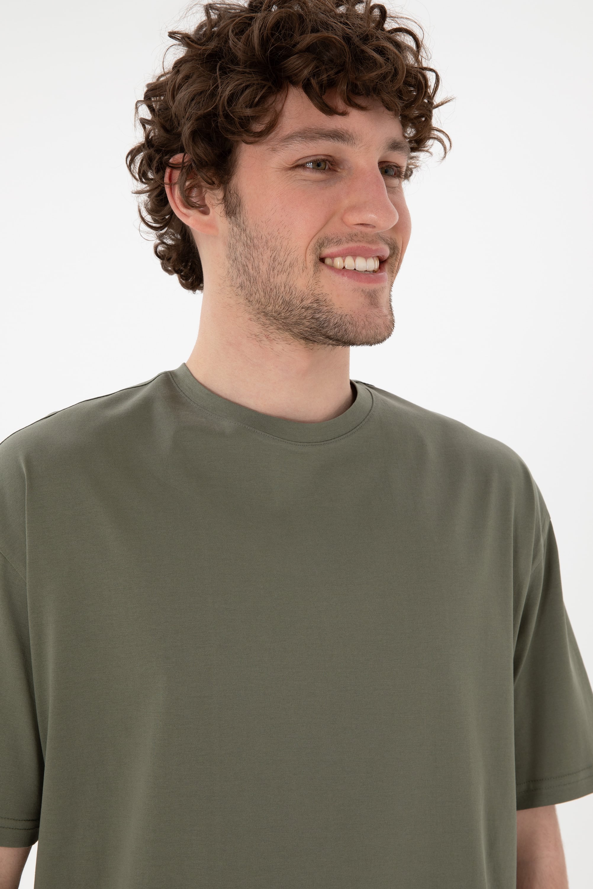 تی شرت یقه گرد آستین کوتاه ریلکس یقه گرد مردانه یو اس پولو | U.S. Polo Assn. - تصویر 3