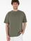 Erkek Comfort Fit Bisiklet Yaka Vizon Merserize Basic Tişört