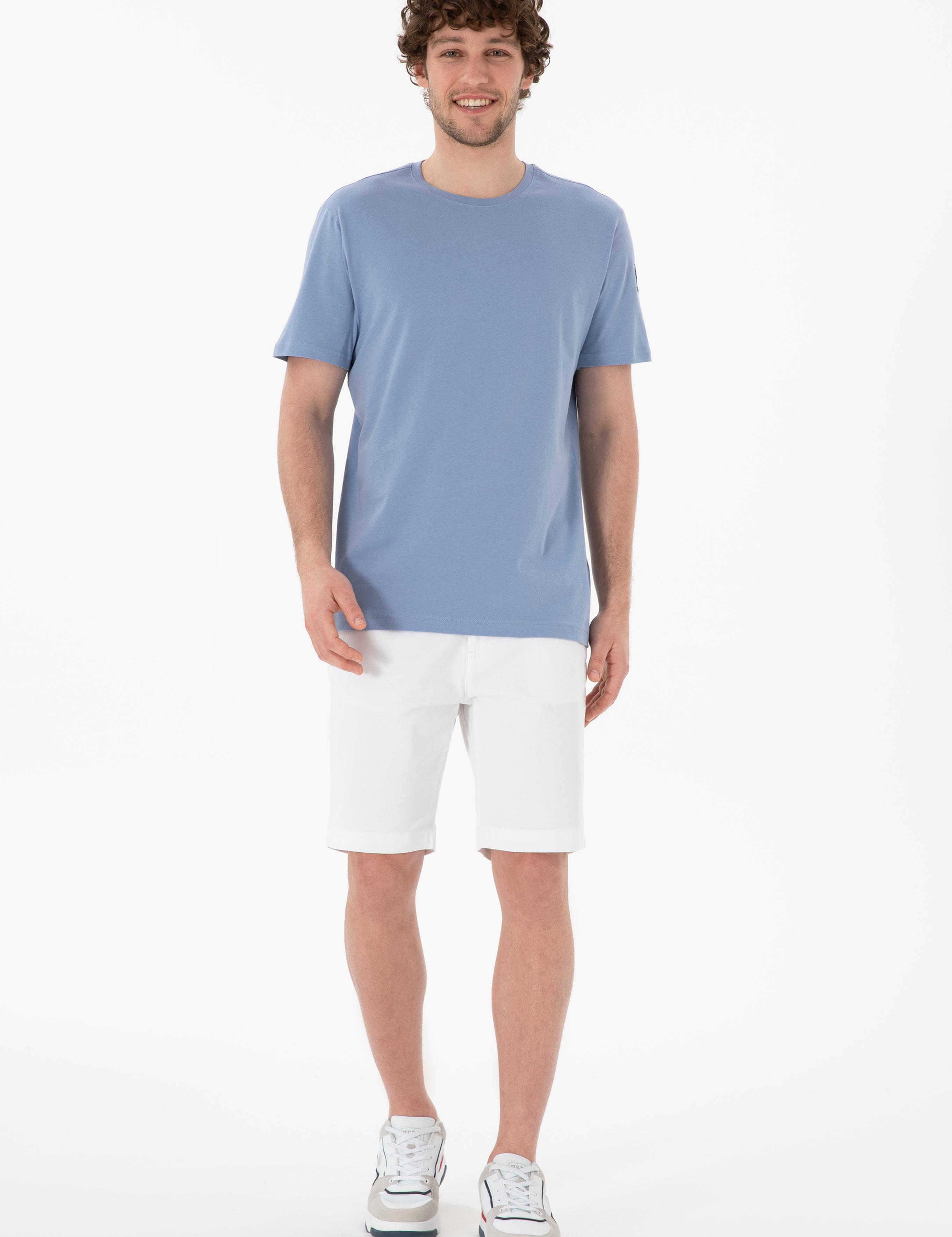 تی شرت یقه گرد آستین کوتاه رگولار یقه گرد مردانه یو اس پولو | U.S. Polo Assn. - تصویر 5