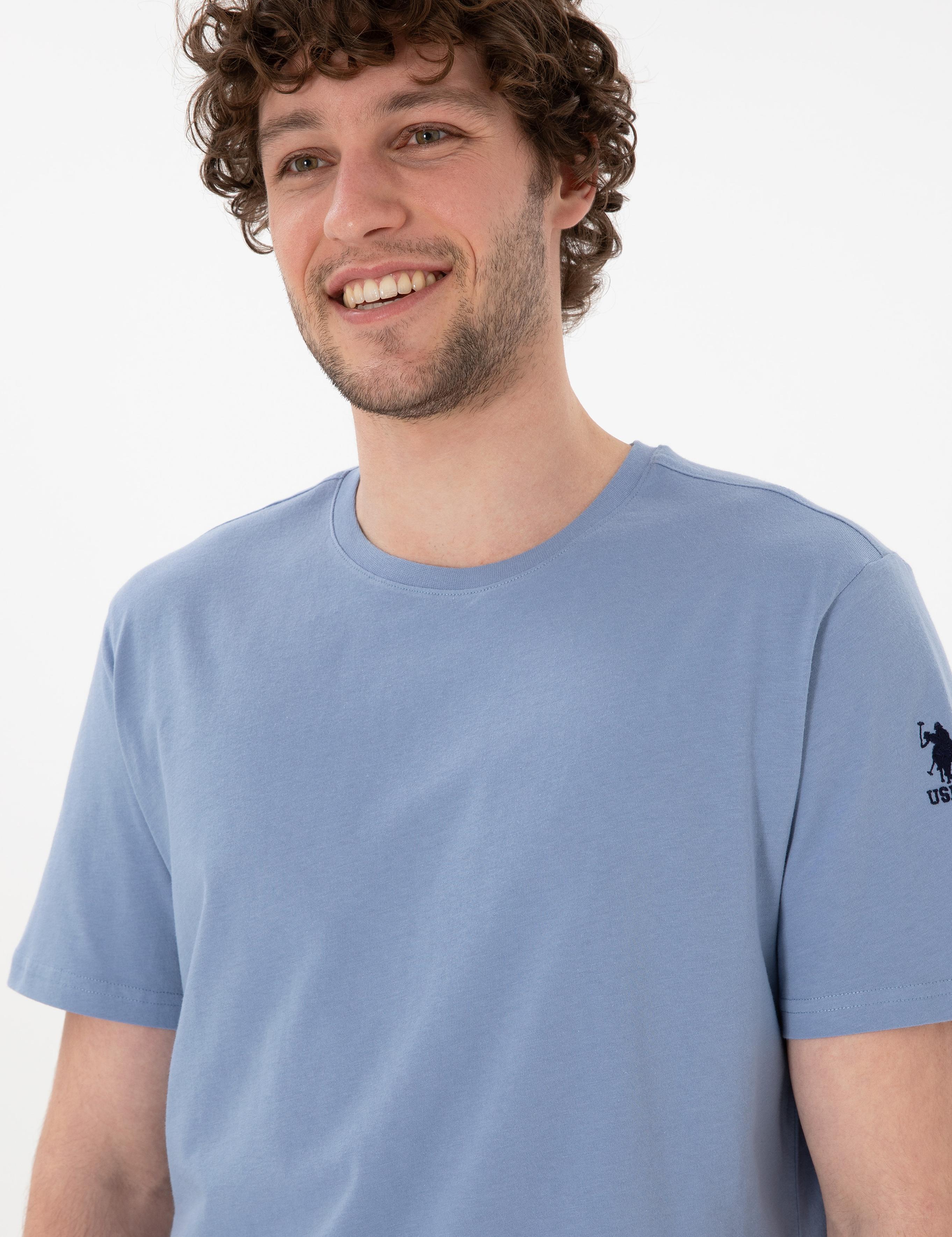 تی شرت یقه گرد آستین کوتاه رگولار یقه گرد مردانه یو اس پولو | U.S. Polo Assn. - تصویر 3