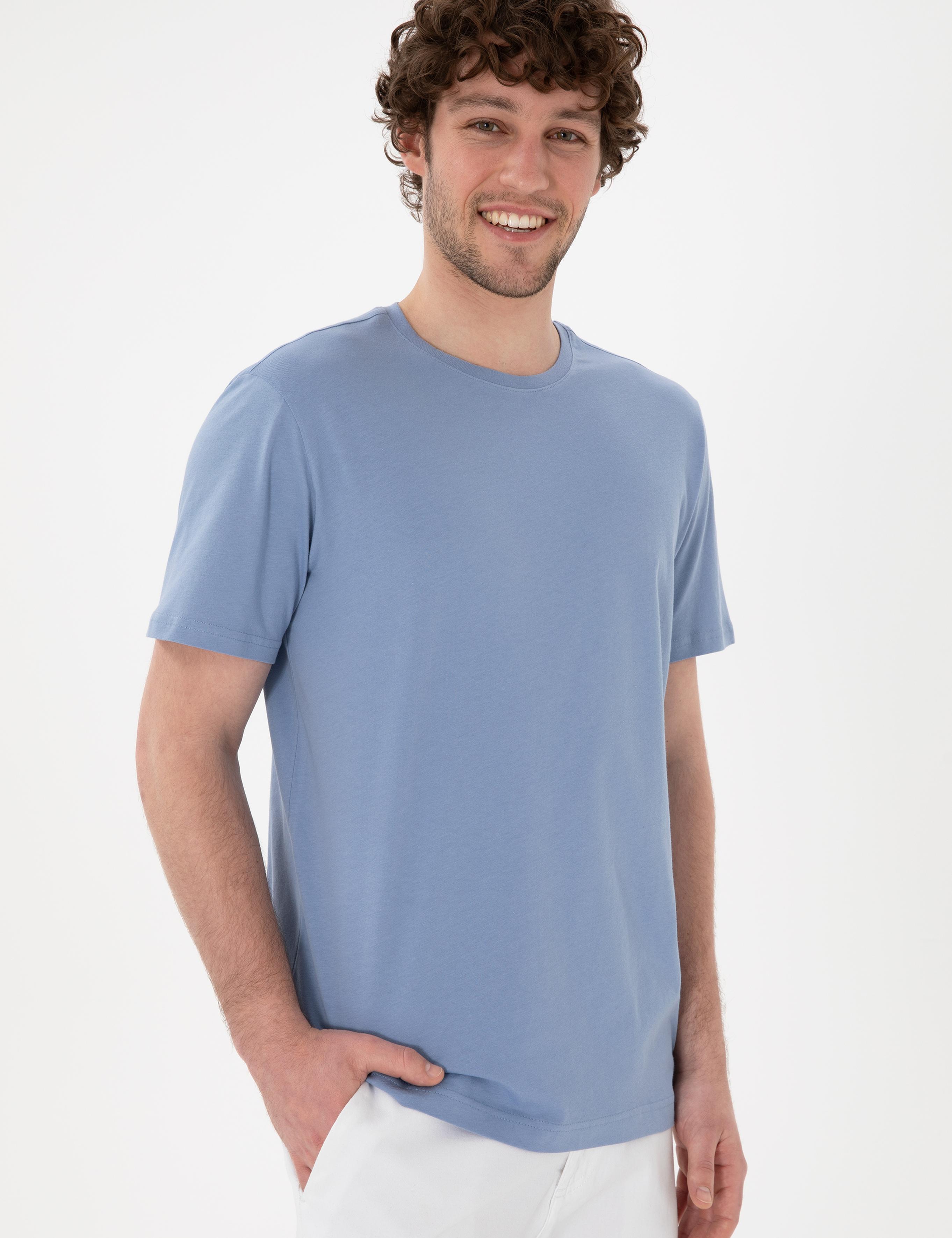 تی شرت یقه گرد آستین کوتاه رگولار یقه گرد مردانه یو اس پولو | U.S. Polo Assn. - تصویر 4