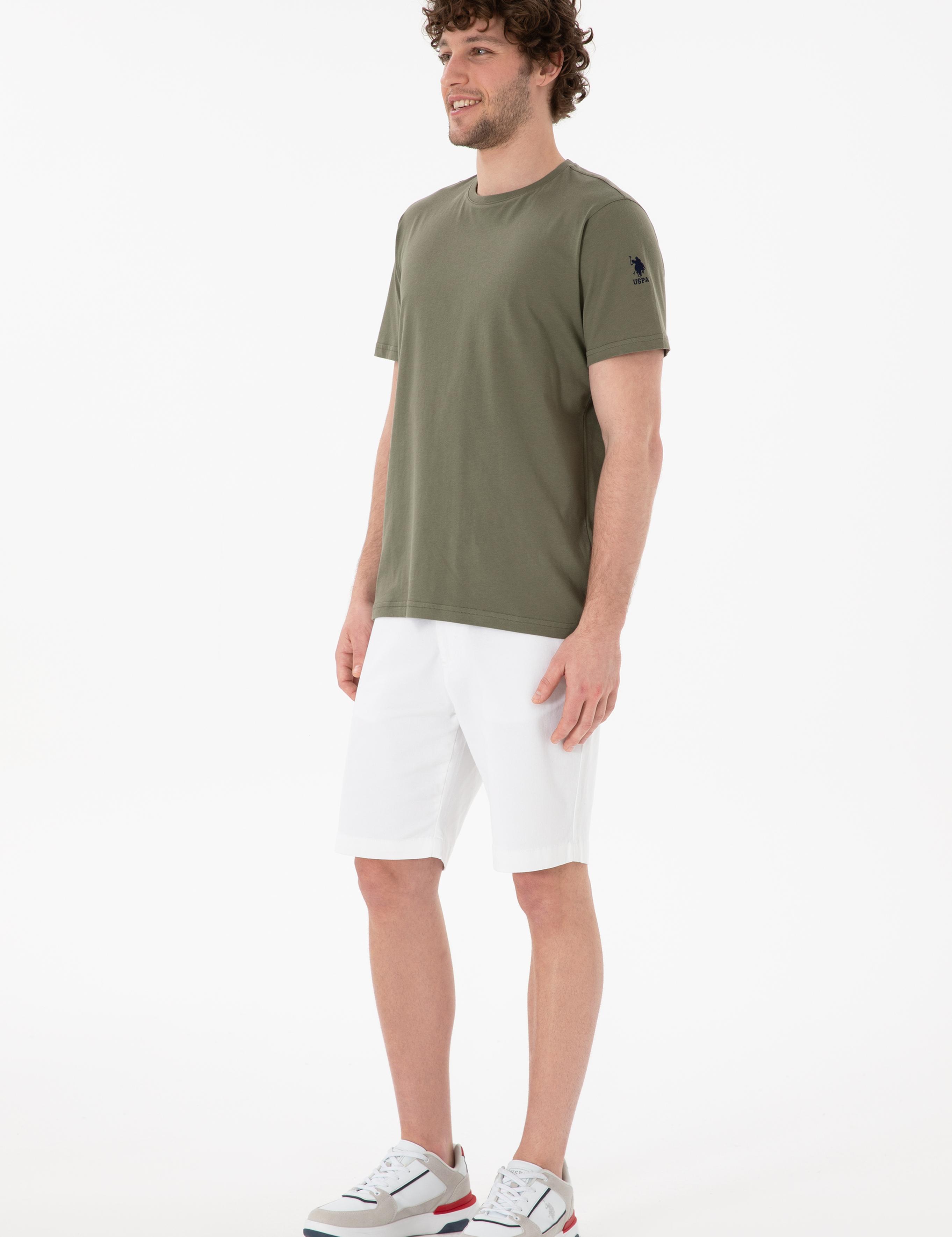 تی شرت یقه گرد آستین کوتاه رگولار یقه گرد مردانه یو اس پولو | U.S. Polo Assn. - تصویر 5