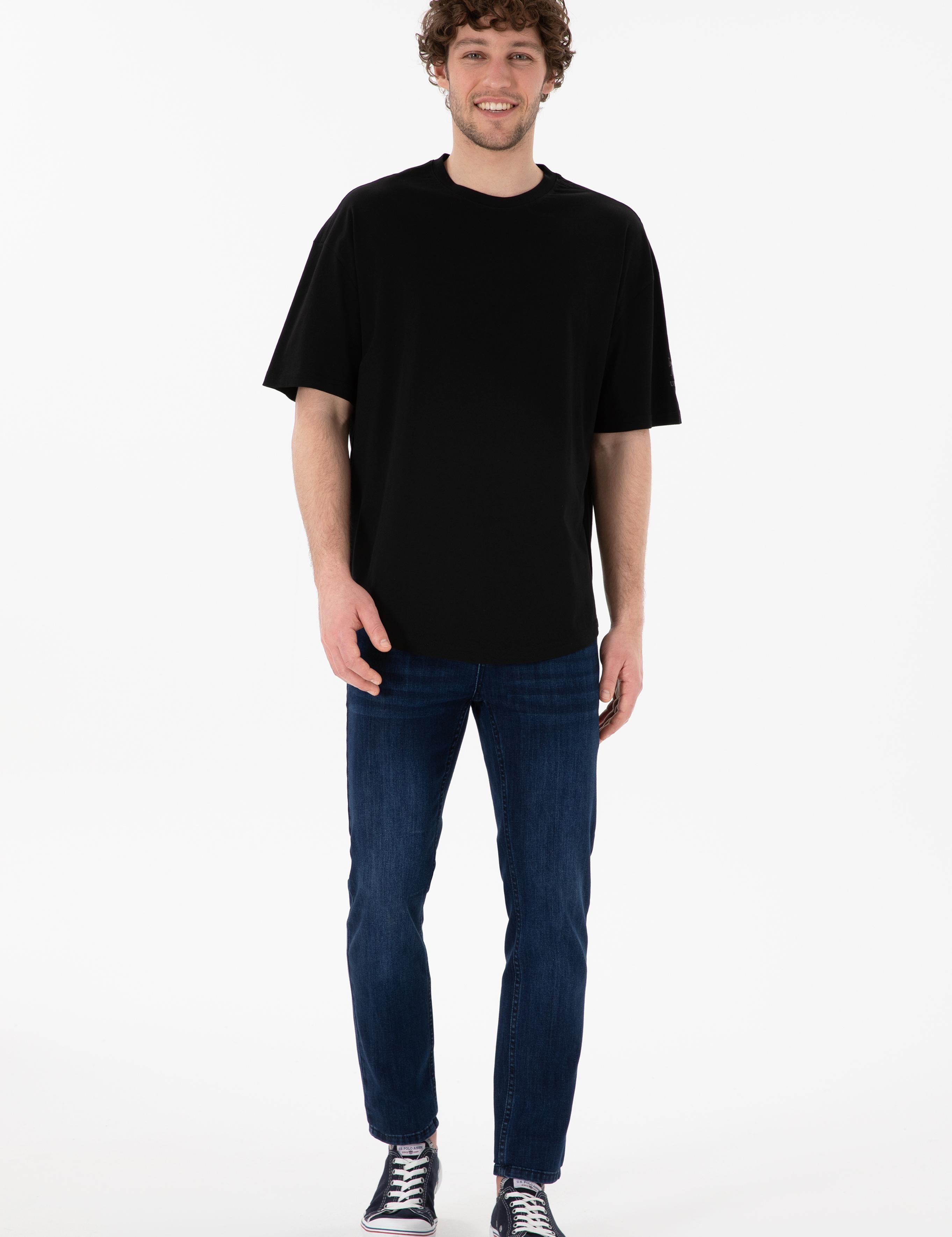 تی شرت یقه گرد آستین کوتاه LONG FIT یقه گرد مردانه یو اس پولو | U.S. Polo Assn. - تصویر 5