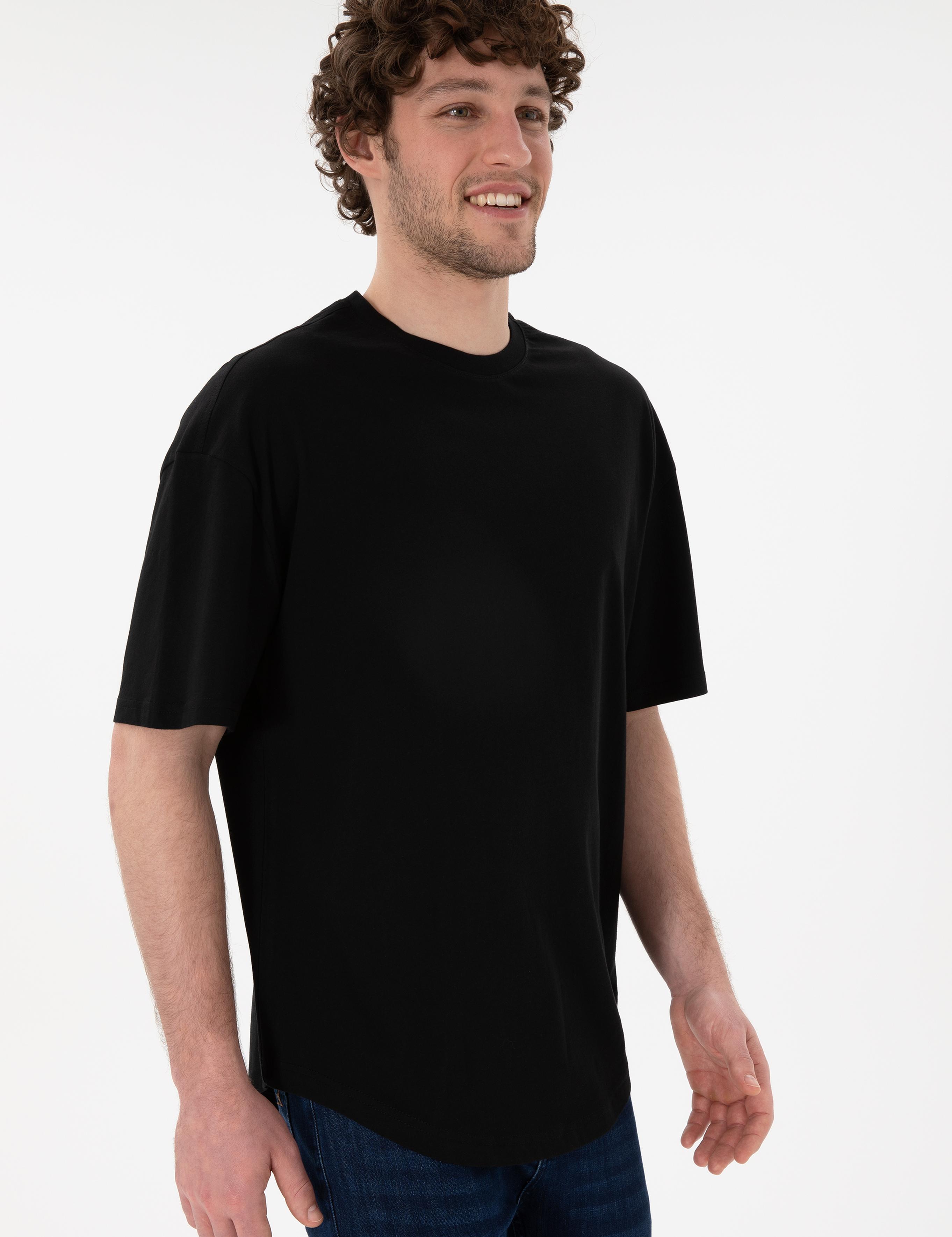 تی شرت یقه گرد آستین کوتاه LONG FIT یقه گرد مردانه یو اس پولو | U.S. Polo Assn. - تصویر 2