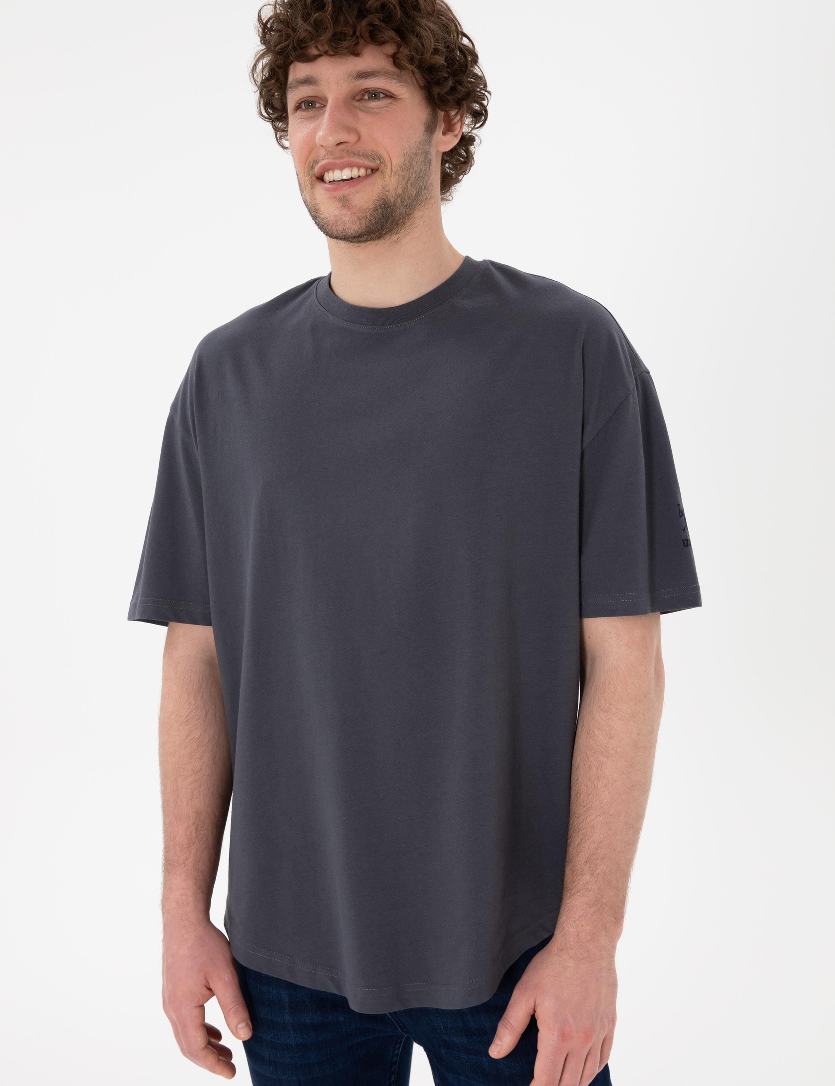 تی شرت یقه گرد آستین کوتاه LONG FIT یقه گرد مردانه یو اس پولو | U.S. Polo Assn. - تصویر 2