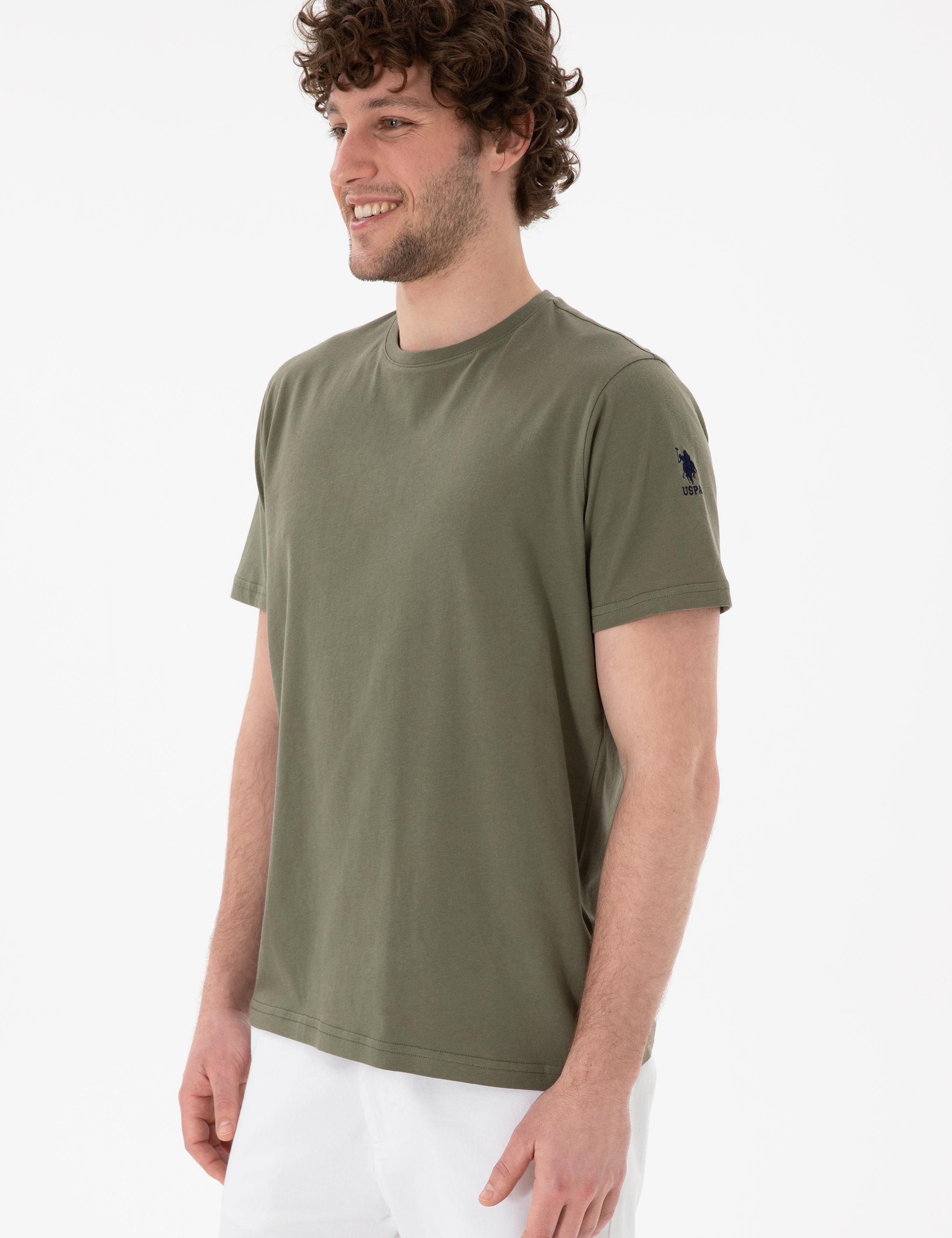 تی شرت یقه گرد آستین کوتاه رگولار یقه گرد مردانه یو اس پولو | U.S. Polo Assn. - تصویر 2