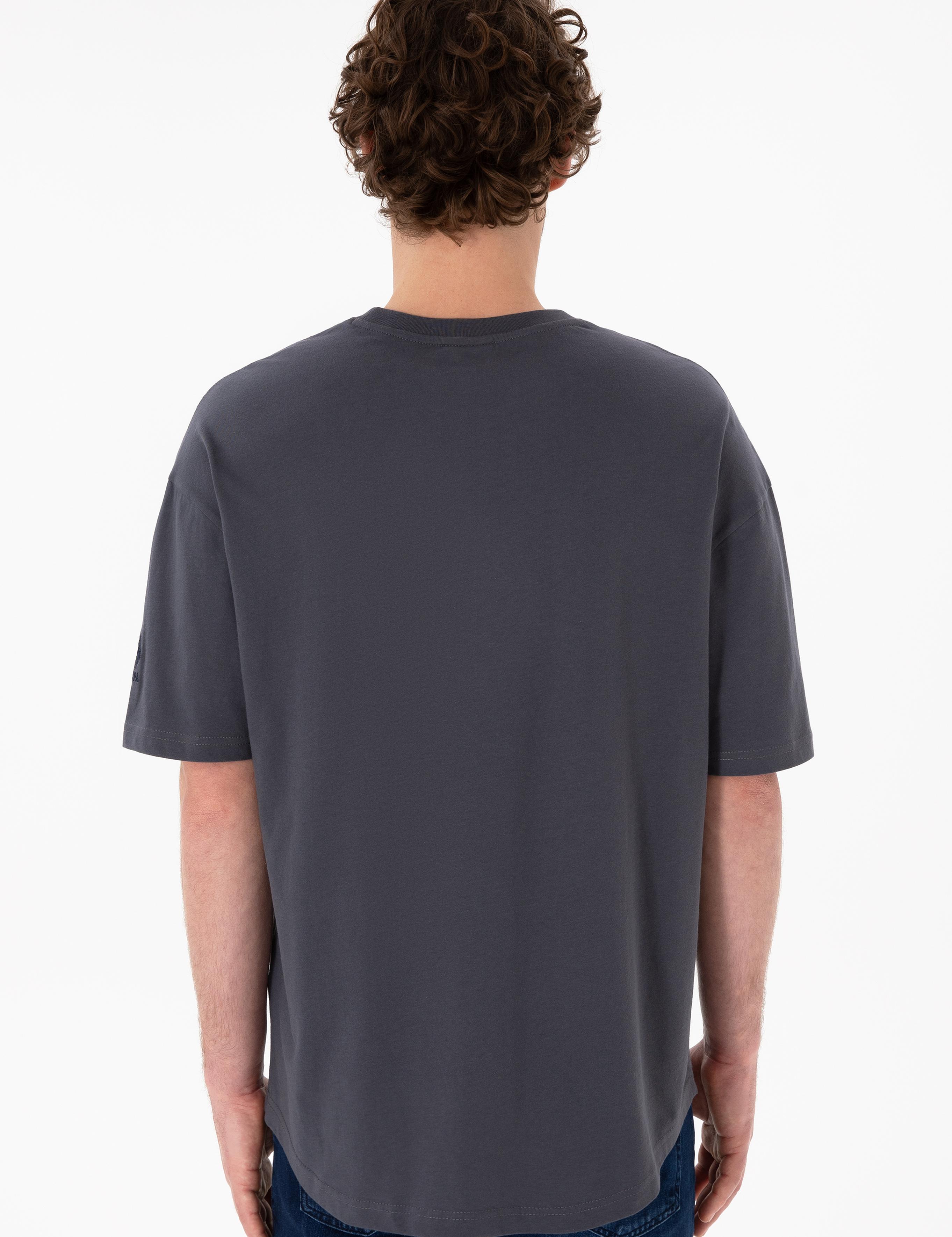 تی شرت یقه گرد آستین کوتاه LONG FIT یقه گرد مردانه یو اس پولو | U.S. Polo Assn. - تصویر 6