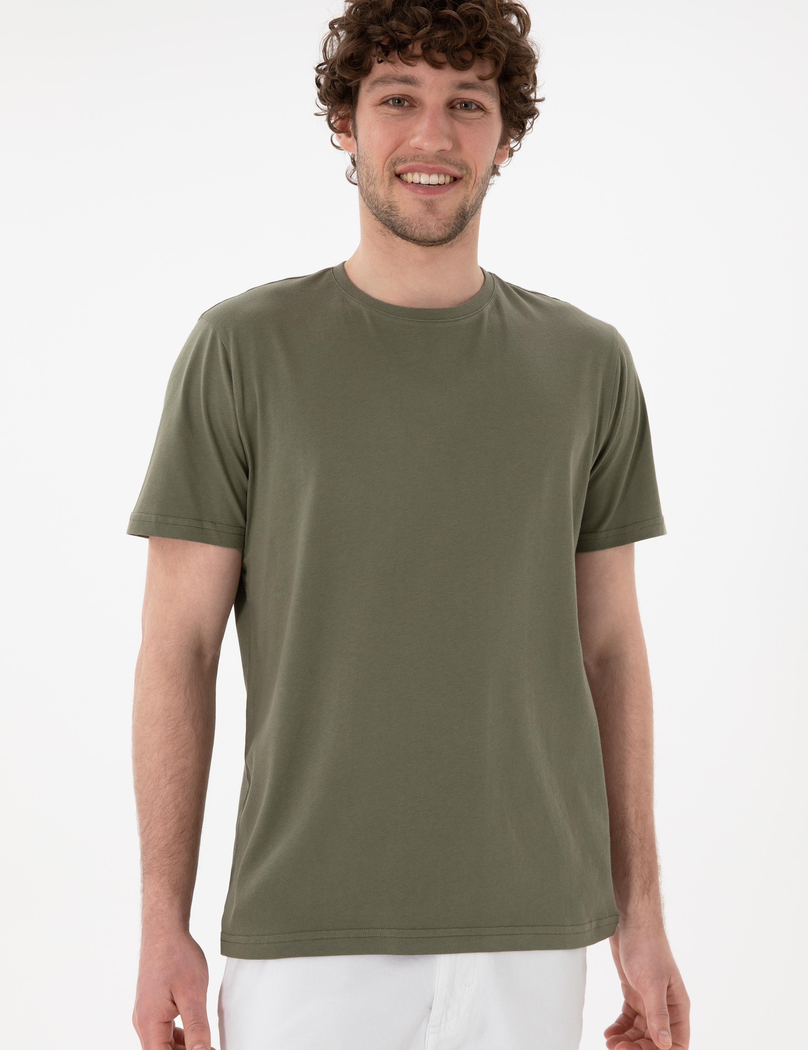 تی شرت یقه گرد آستین کوتاه رگولار یقه گرد مردانه یو اس پولو | U.S. Polo Assn. - تصویر 4