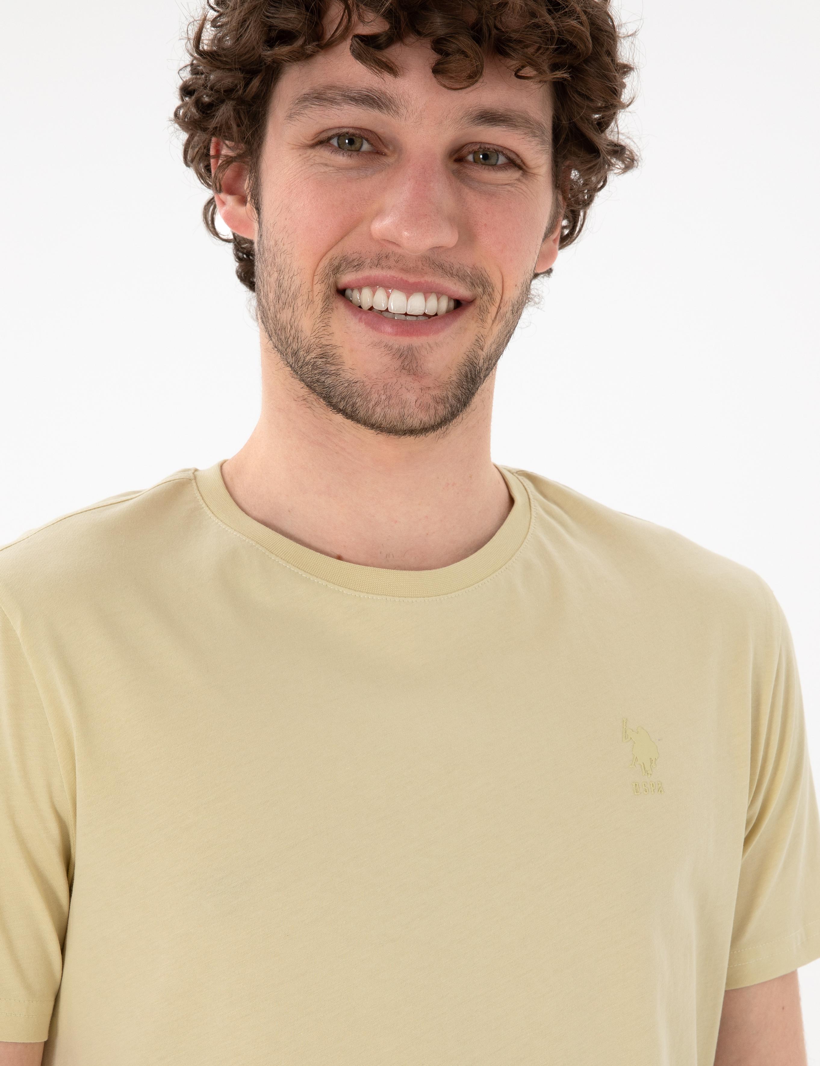 تی شرت یقه گرد آستین کوتاه رگولار یقه گرد مردانه یو اس پولو | U.S. Polo Assn. - تصویر 3