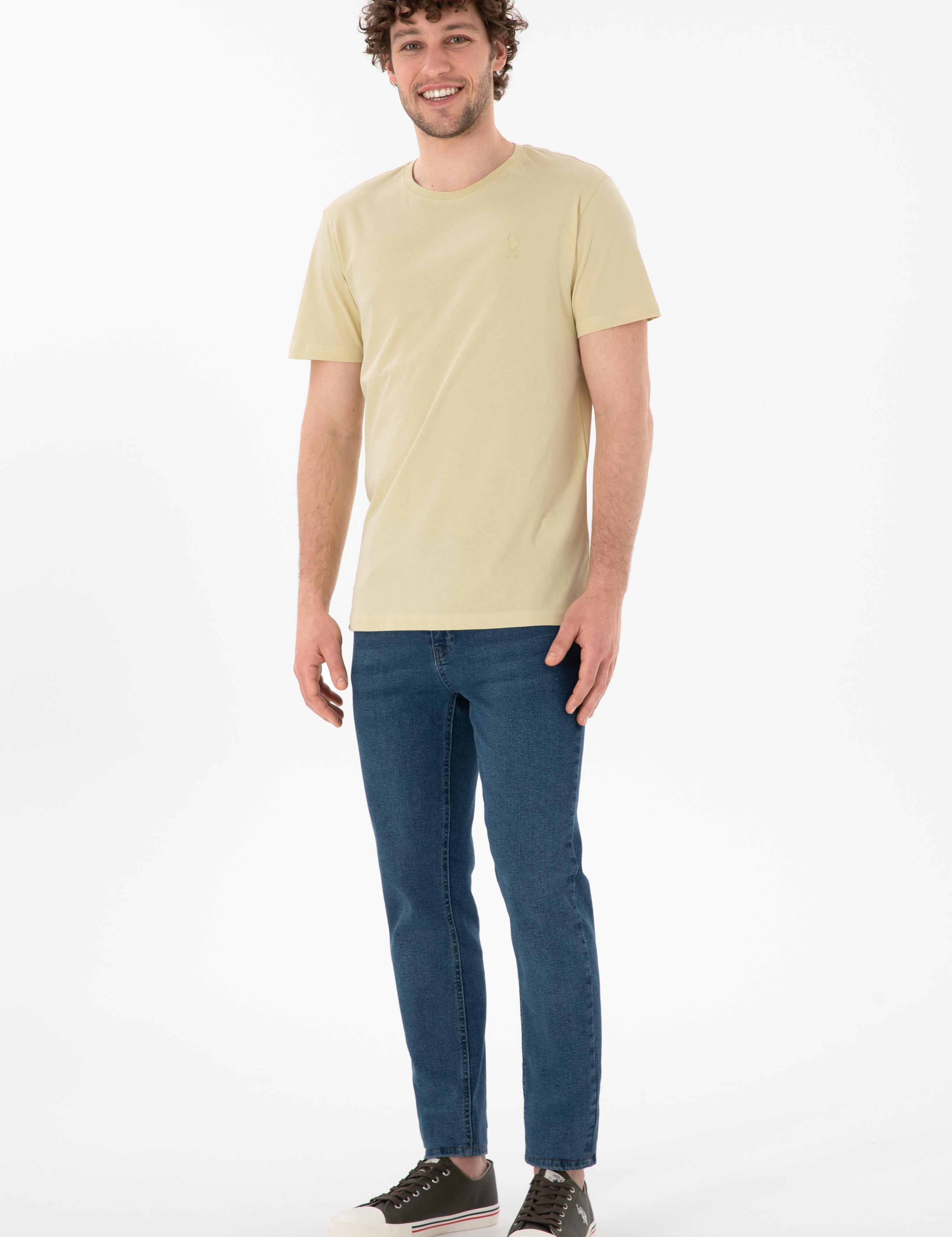 تی شرت یقه گرد آستین کوتاه رگولار یقه گرد مردانه یو اس پولو | U.S. Polo Assn. - تصویر 5