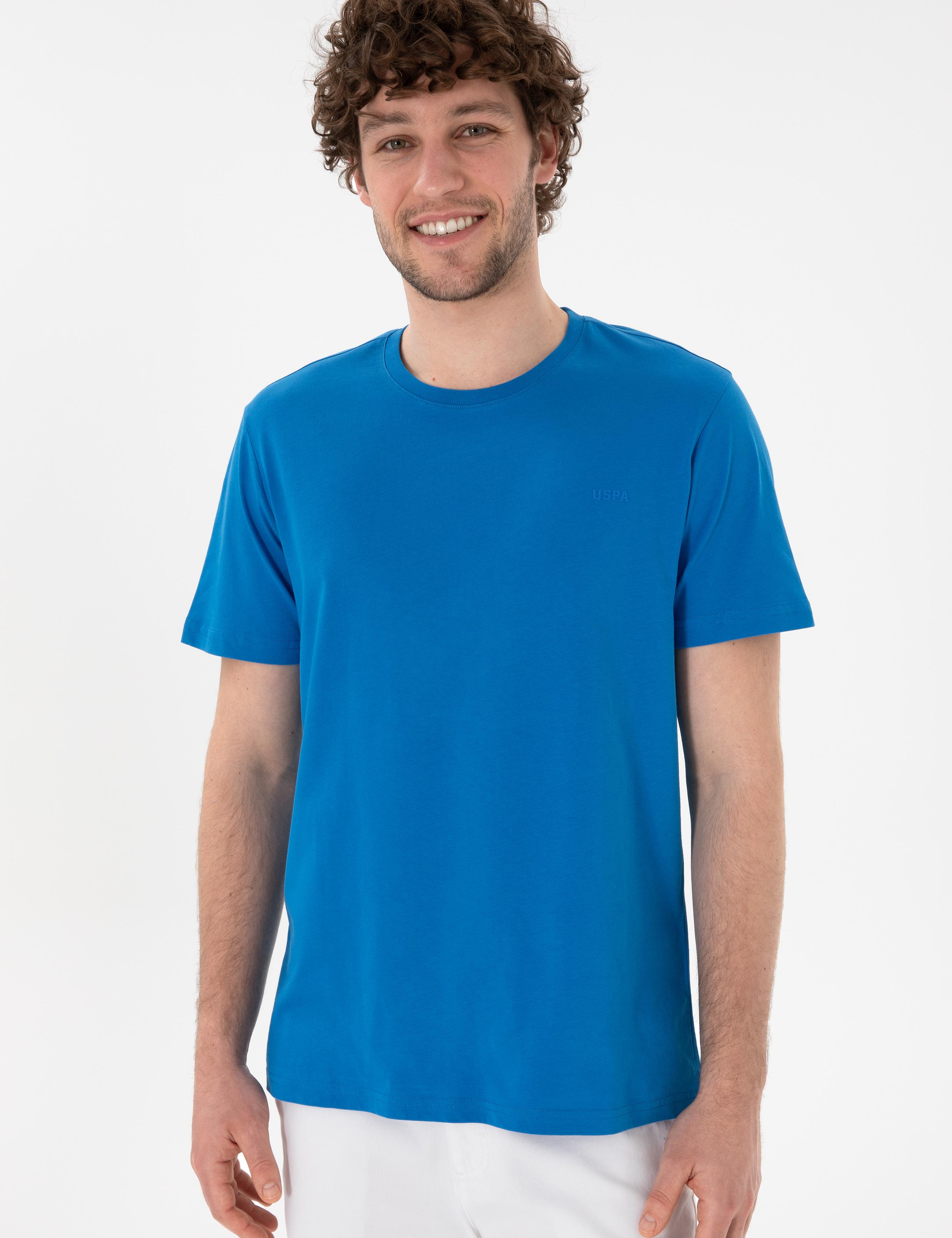 تی شرت یقه گرد آستین کوتاه رگولار یقه گرد مردانه یو اس پولو | U.S. Polo Assn. - تصویر 2