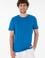 Erkek Regular Fit Bisiklet Yaka Kobalt Mavi Basic Tişört