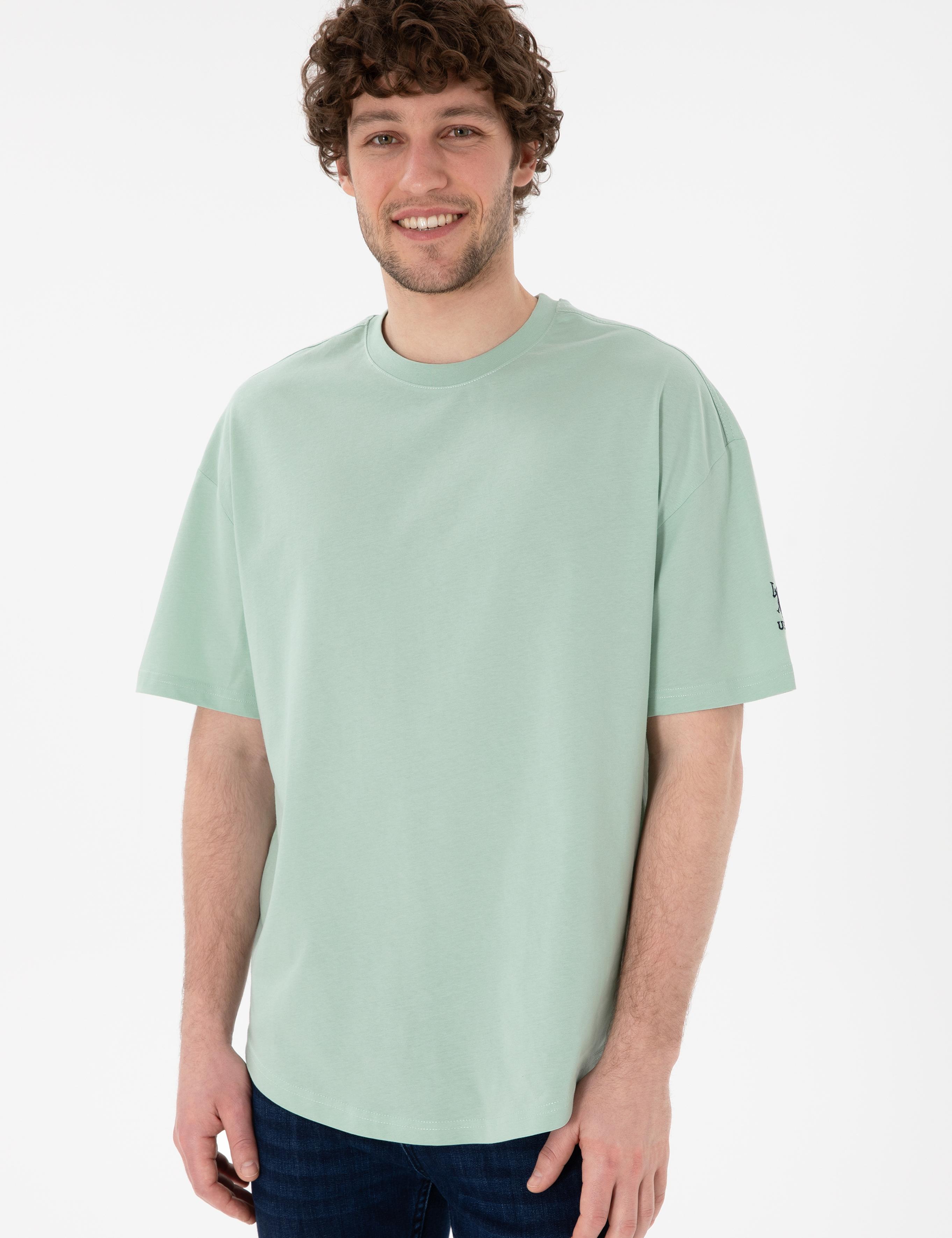 تی شرت یقه گرد آستین کوتاه LONG FIT یقه گرد مردانه یو اس پولو | U.S. Polo Assn. - تصویر 2