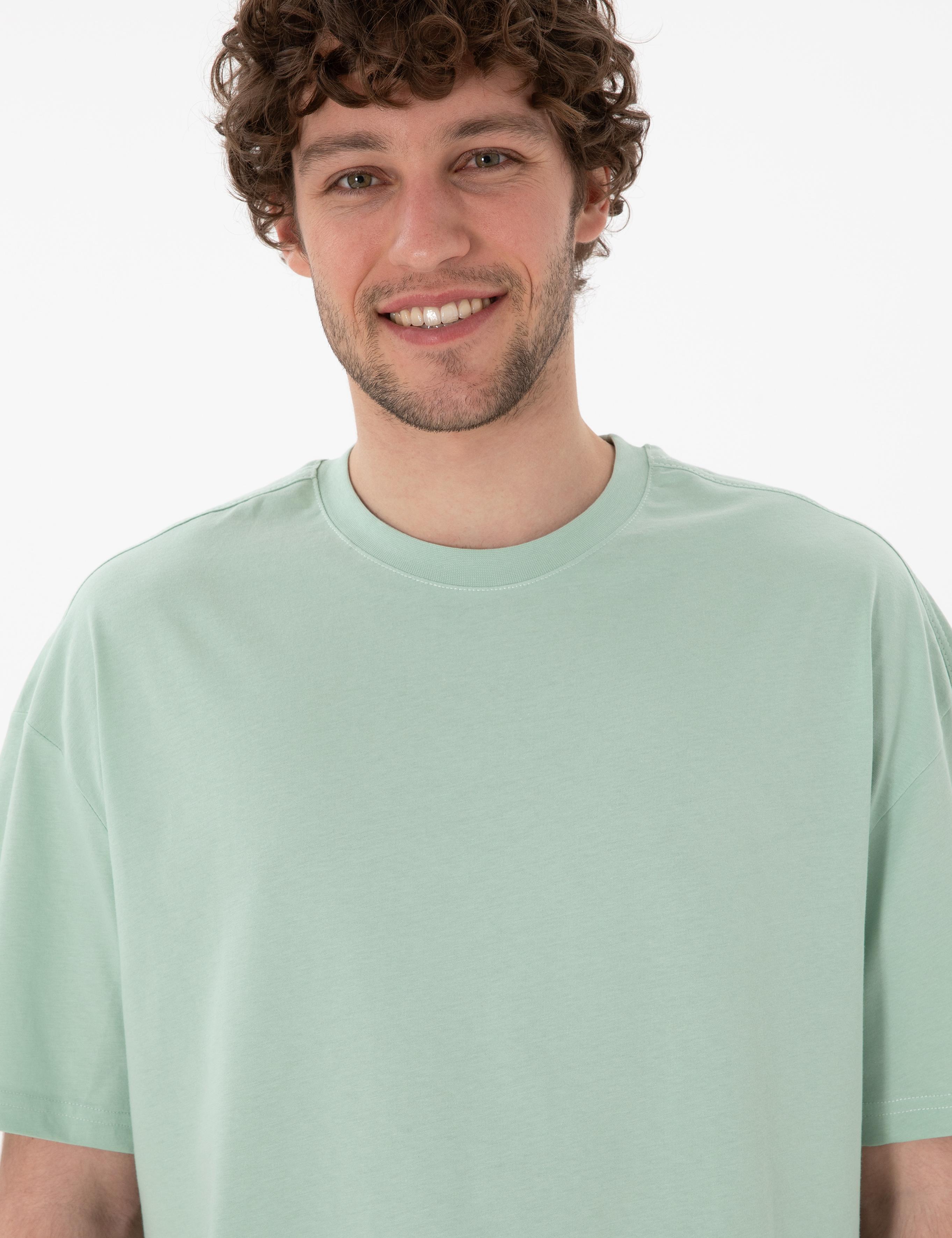 تی شرت یقه گرد آستین کوتاه LONG FIT یقه گرد مردانه یو اس پولو | U.S. Polo Assn. - تصویر 3