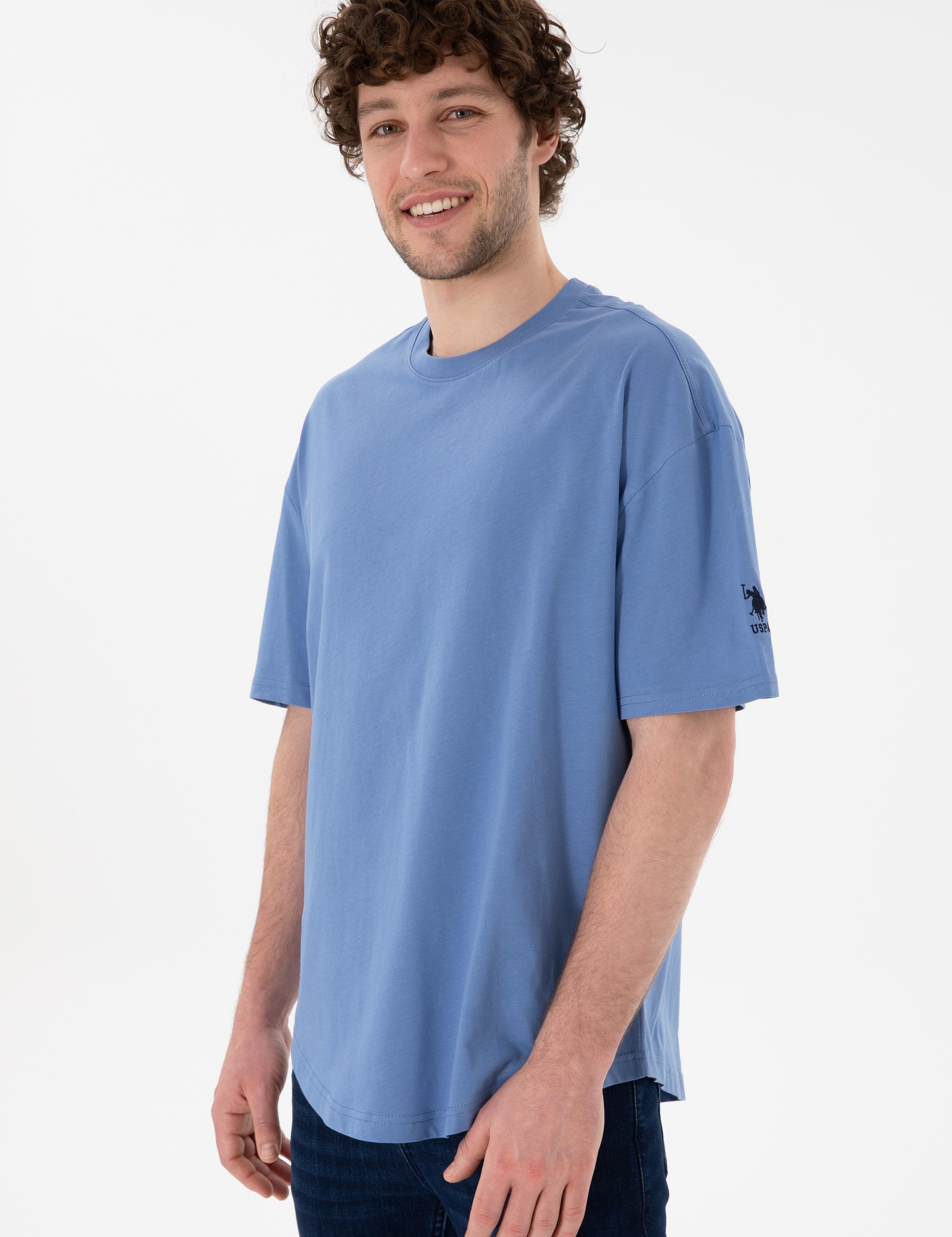 تی شرت یقه گرد آستین کوتاه LONG FIT یقه گرد مردانه یو اس پولو | U.S. Polo Assn. - تصویر 4