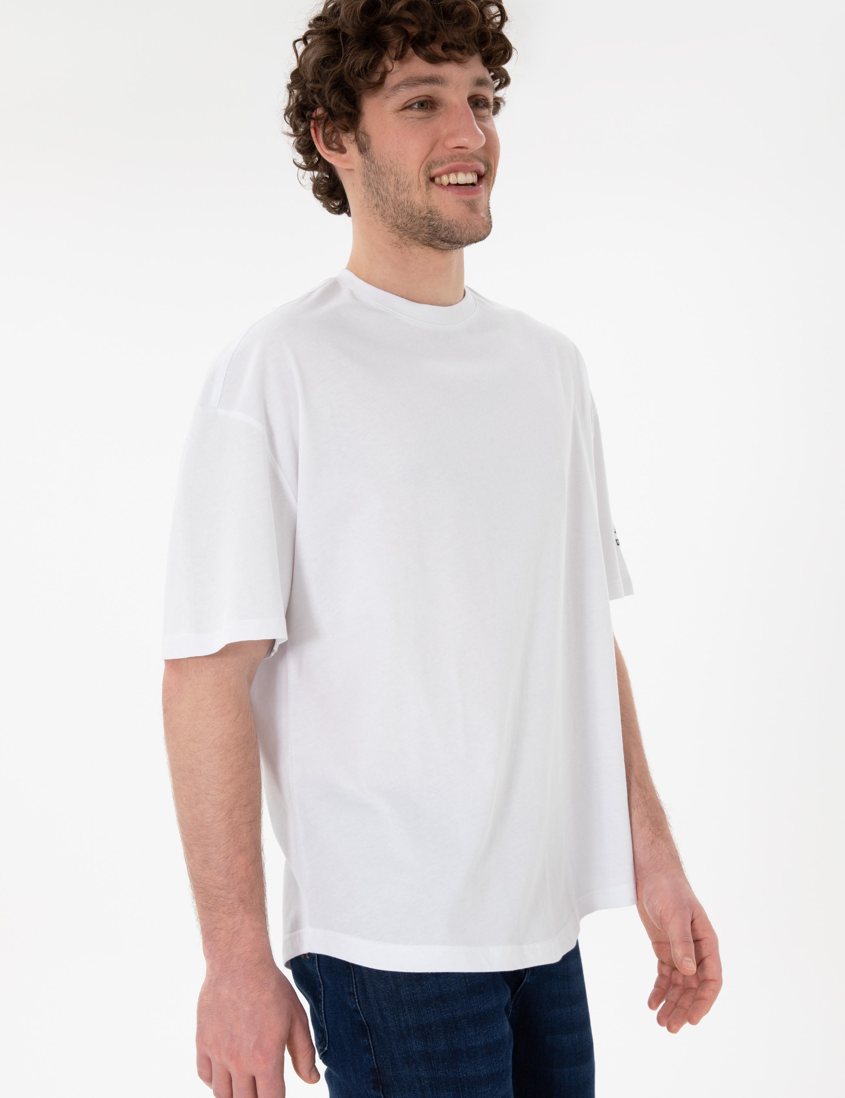 تی شرت یقه گرد آستین کوتاه LONG FIT یقه گرد مردانه یو اس پولو | U.S. Polo Assn. - تصویر 2