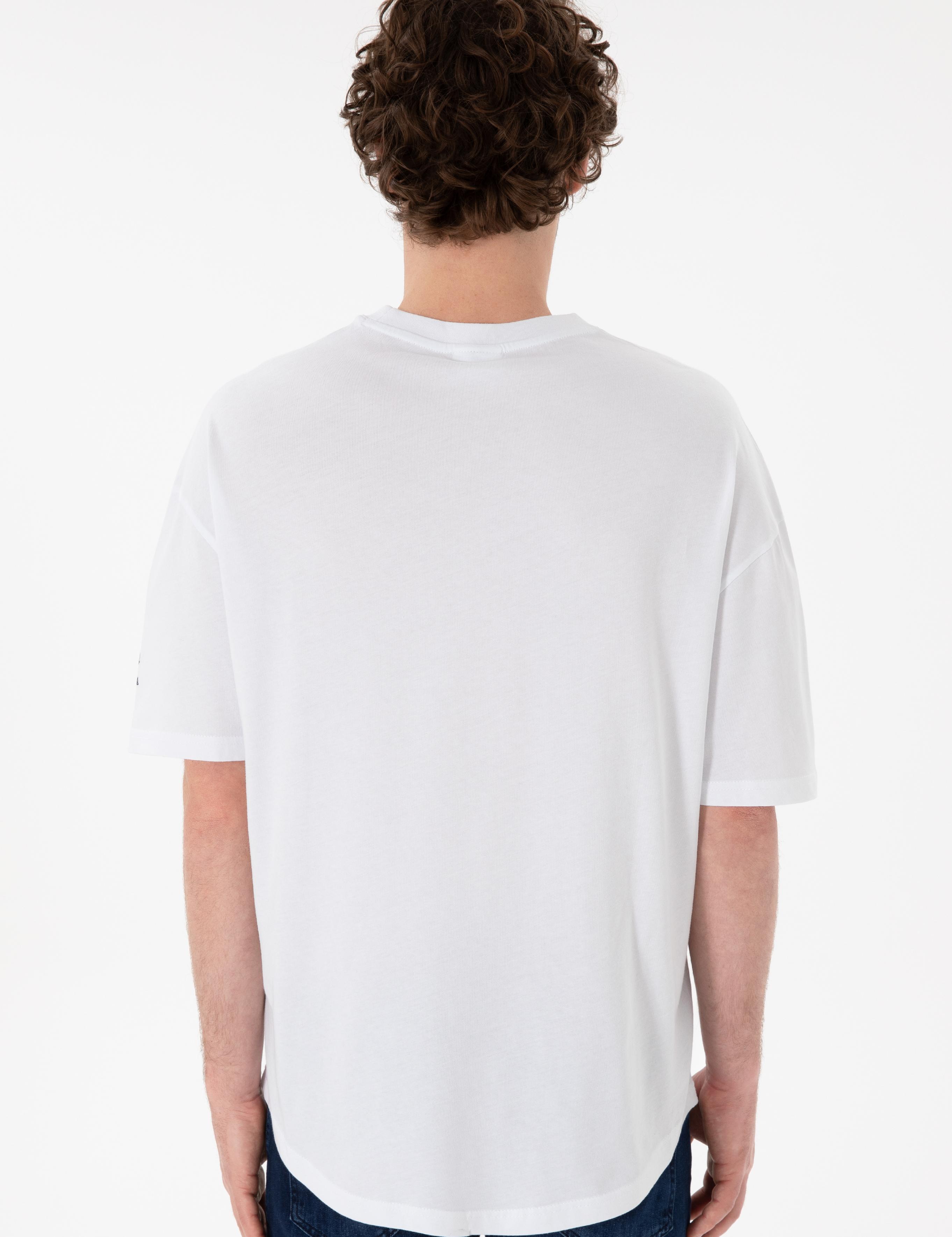 تی شرت یقه گرد آستین کوتاه LONG FIT یقه گرد مردانه یو اس پولو | U.S. Polo Assn. - تصویر 6