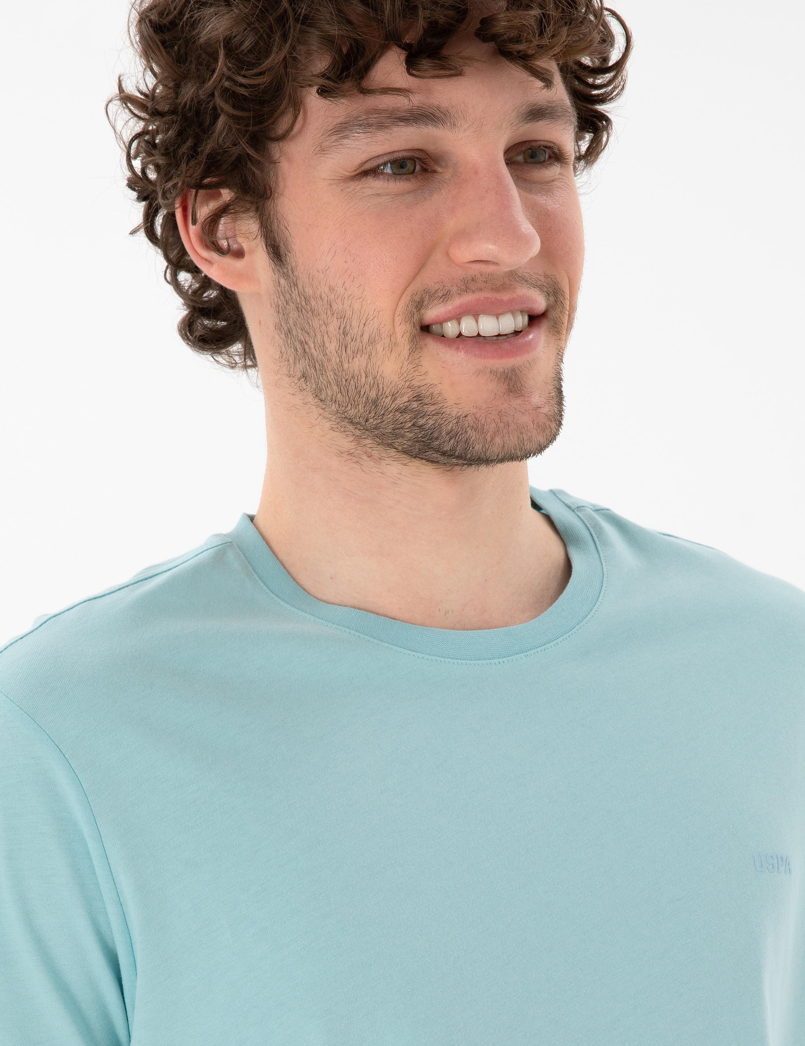 تی شرت یقه گرد آستین کوتاه رگولار یقه گرد مردانه یو اس پولو | U.S. Polo Assn. - تصویر 3