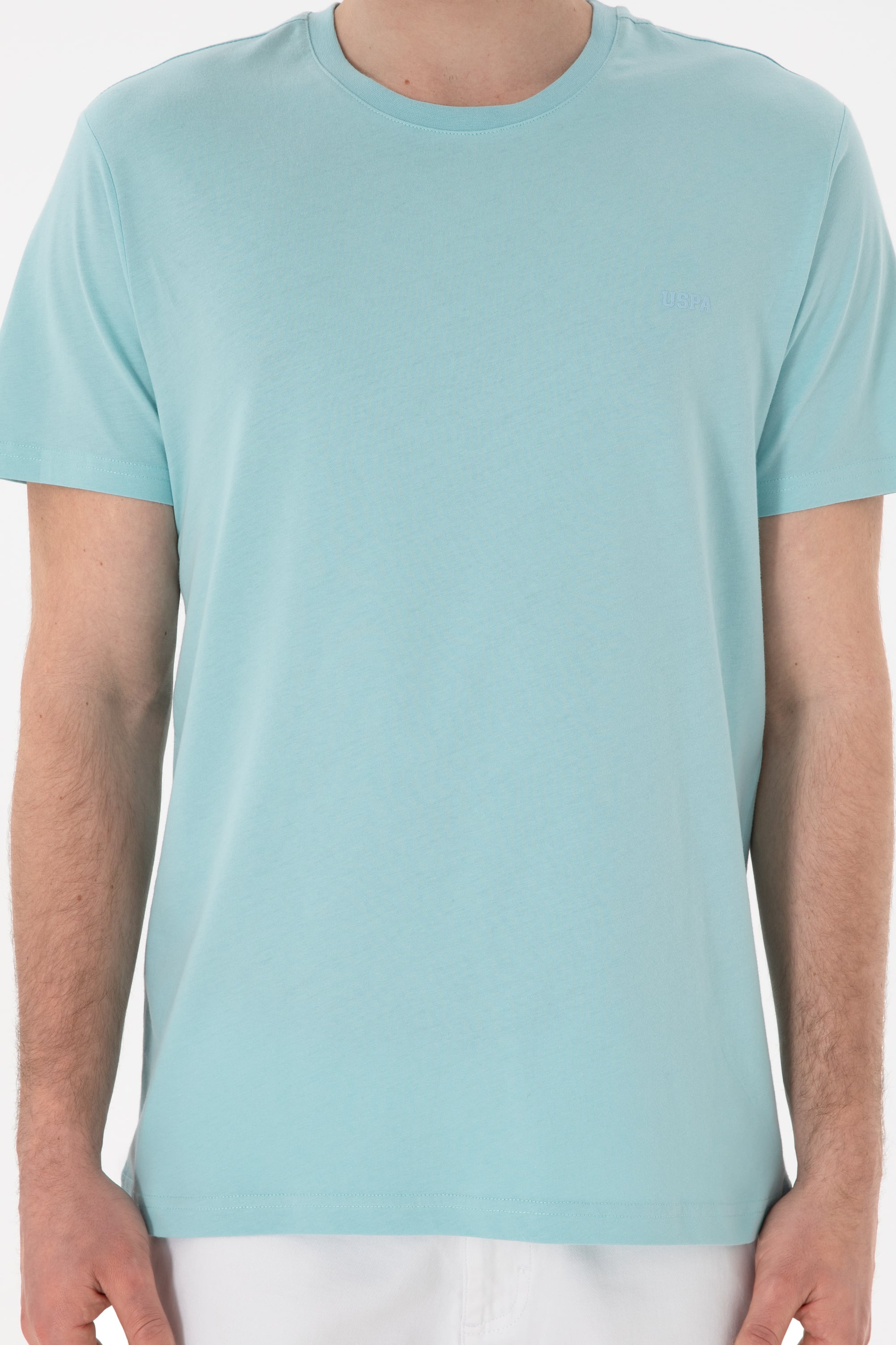 Erkek Regular Fit Bisiklet Yaka Aqua Basic Tişört