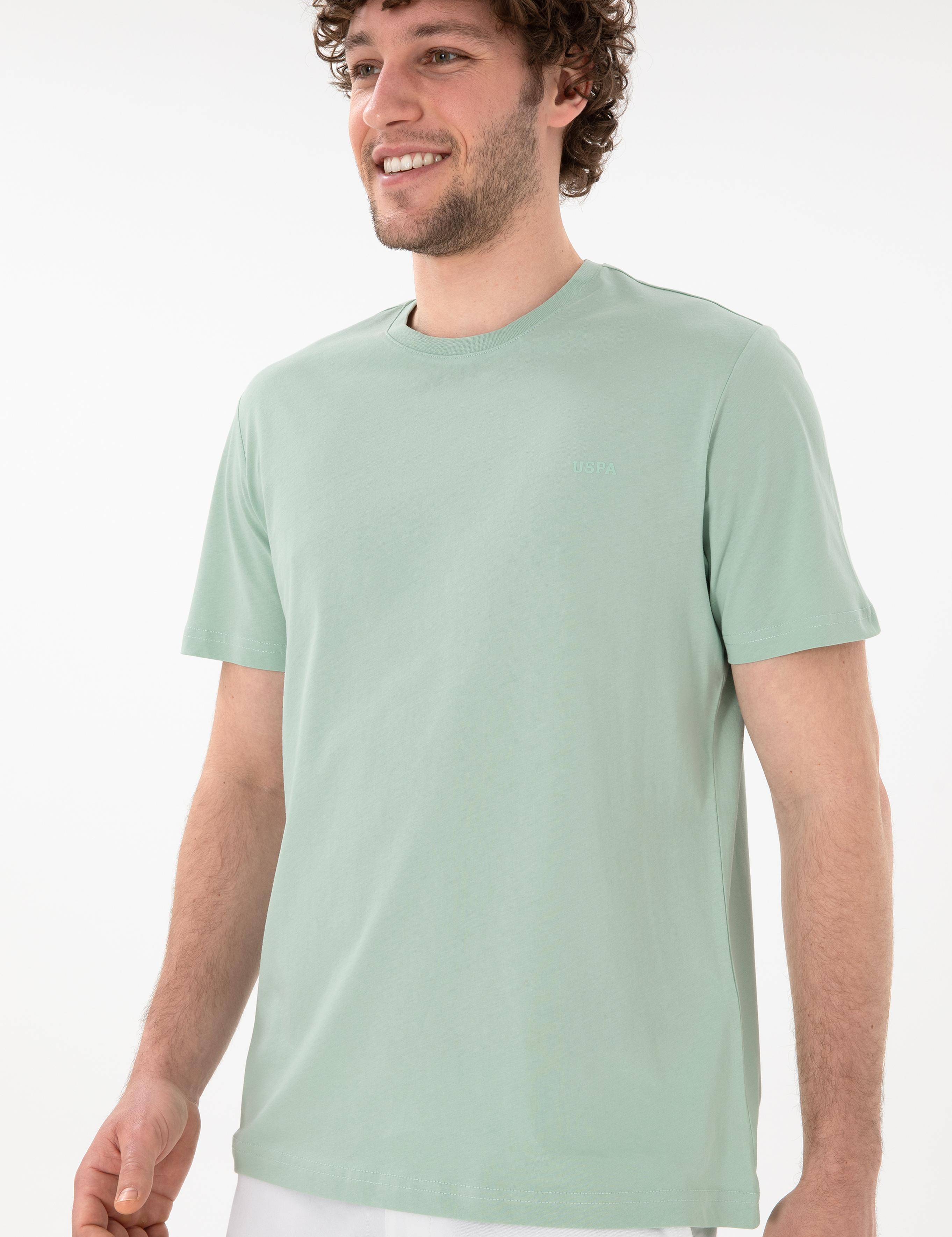 تی شرت یقه گرد آستین کوتاه رگولار یقه گرد مردانه یو اس پولو | U.S. Polo Assn. - تصویر 4