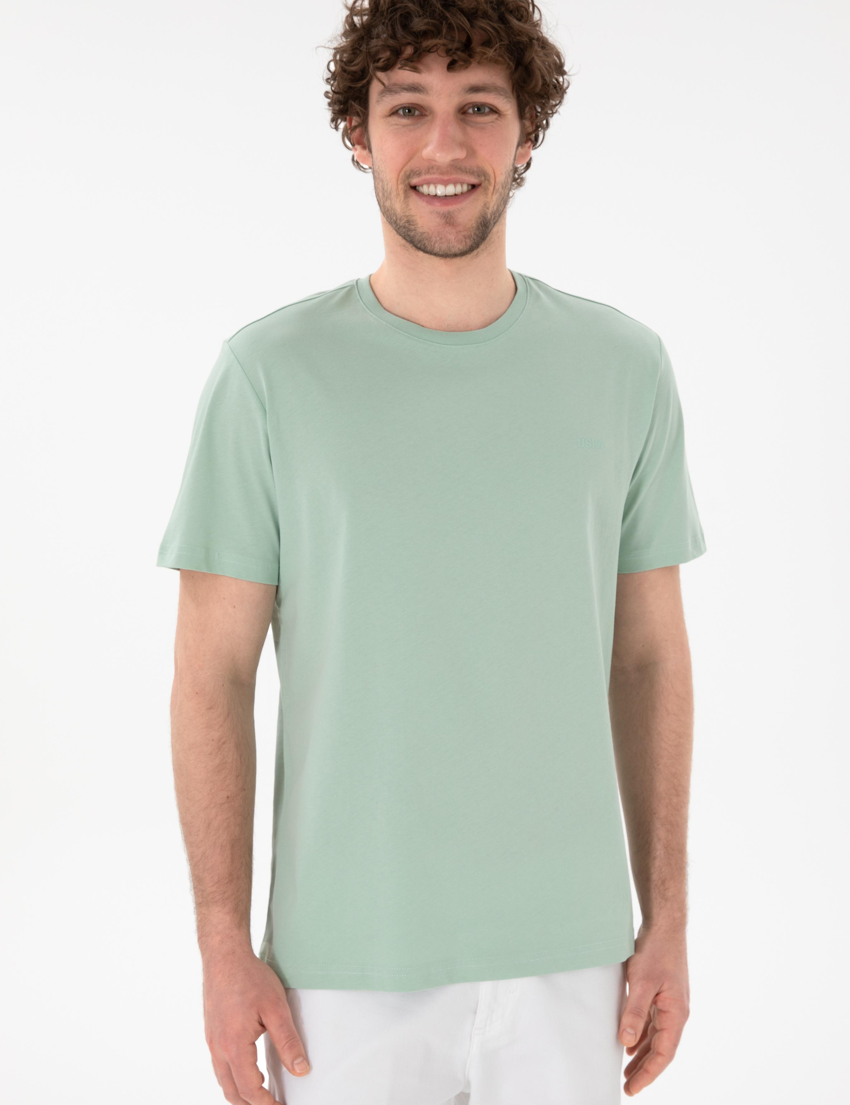 تی شرت یقه گرد آستین کوتاه رگولار یقه گرد مردانه یو اس پولو | U.S. Polo Assn. - تصویر 2