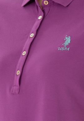 Kadın Mor Polo Yaka Mini Boy Örme Elbise - 50280038090