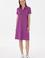 Kadın Mor Polo Yaka Mini Boy Örme Elbise