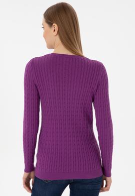 Kadın Menekşe Basic Kazak - 50288992106